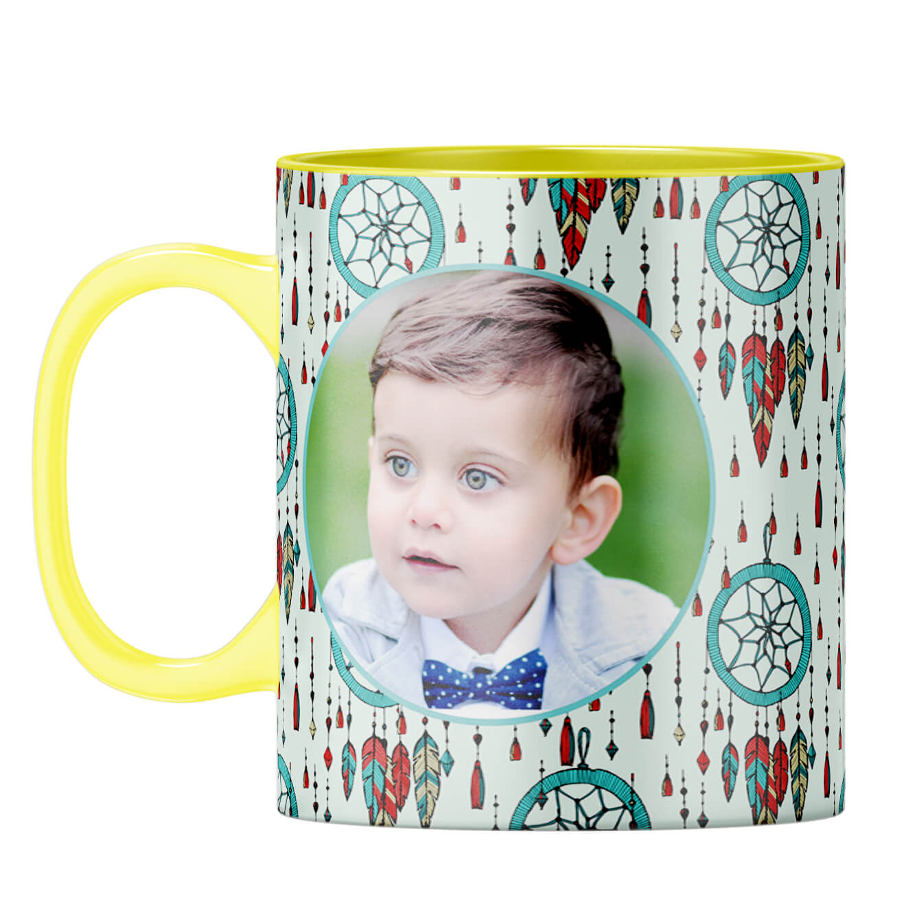 Dream Catcher Photo Coffee Mug Yellow