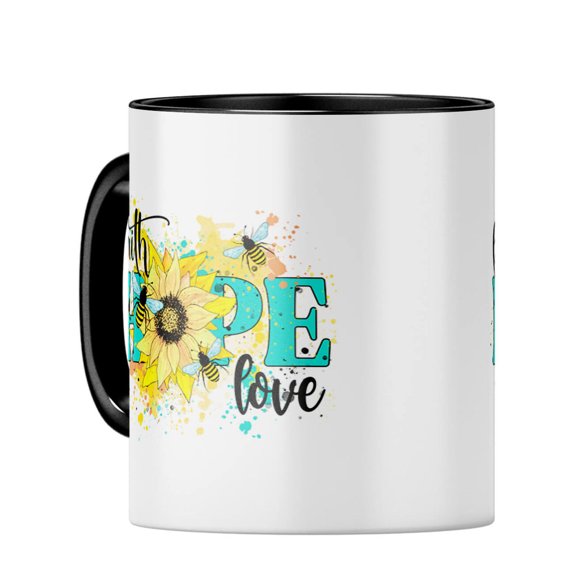 Faith Hope Love Coffee MugC-Black