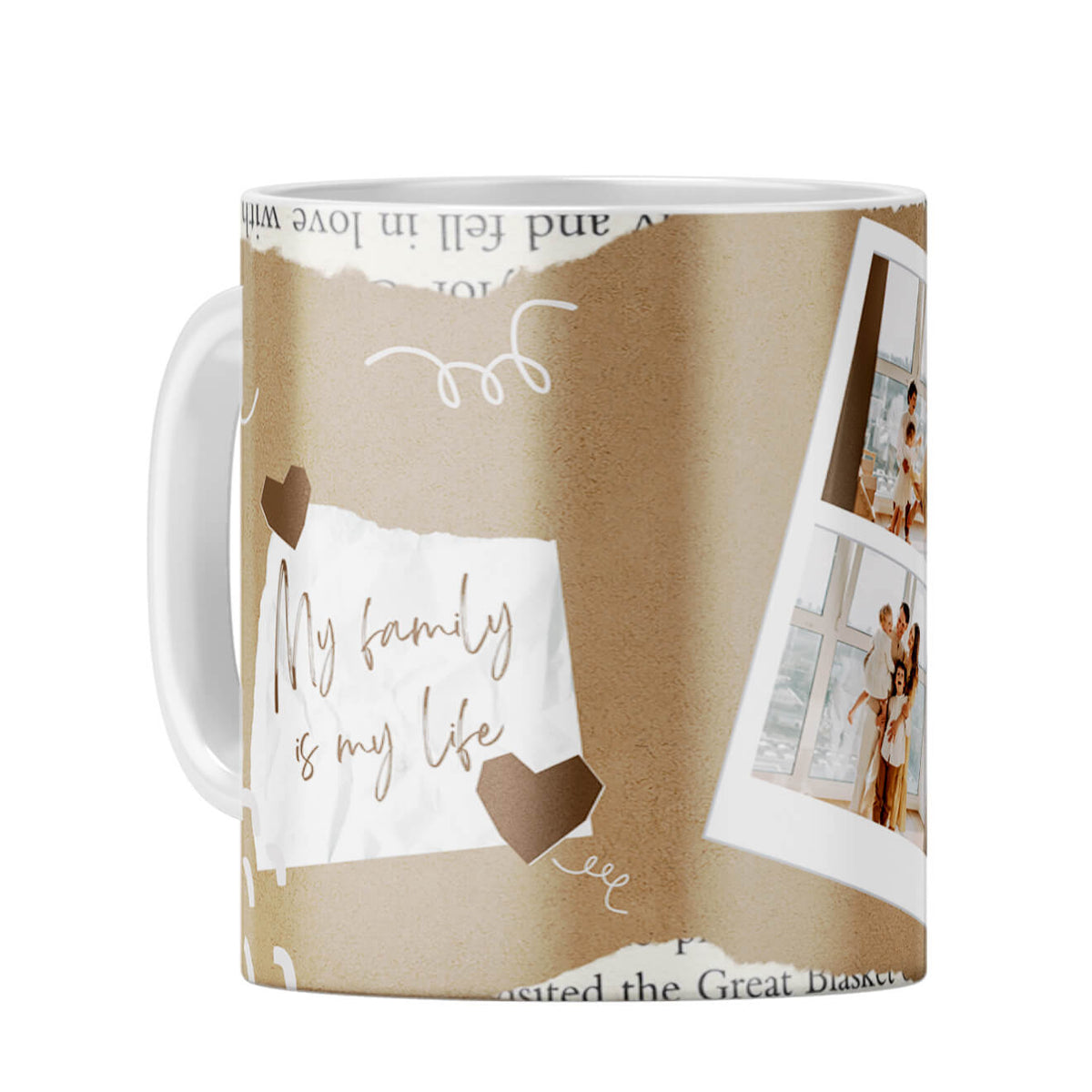 Family Is Life Coffee Mug White