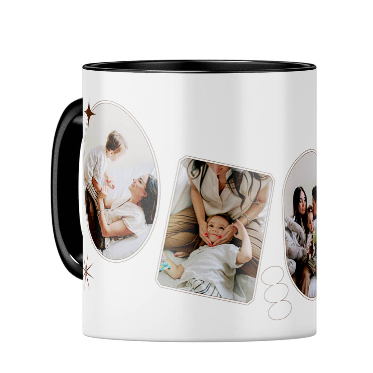 Family Photos Coffee MugC-Black