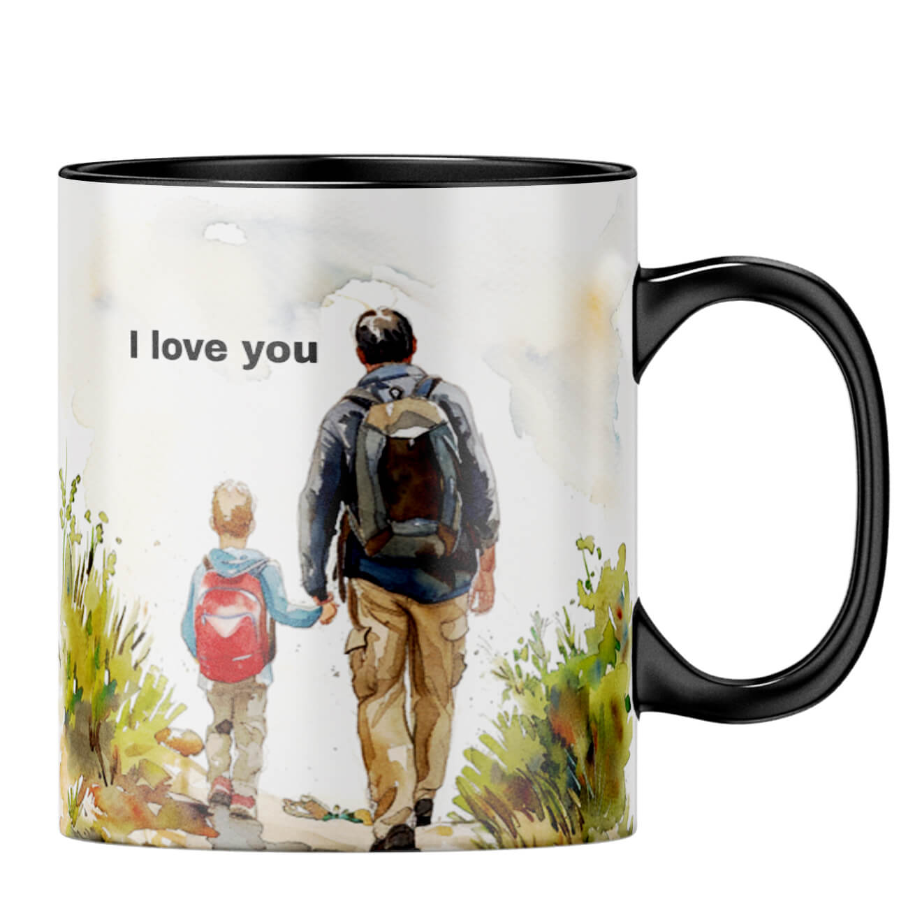 Father and Son Best Friends Coffee MugB-Black