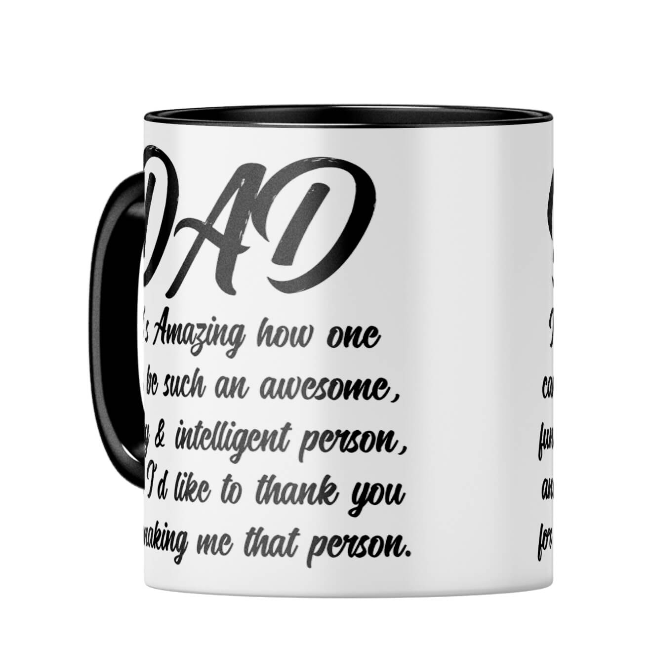 Dad Thank You Coffee MugC-Black