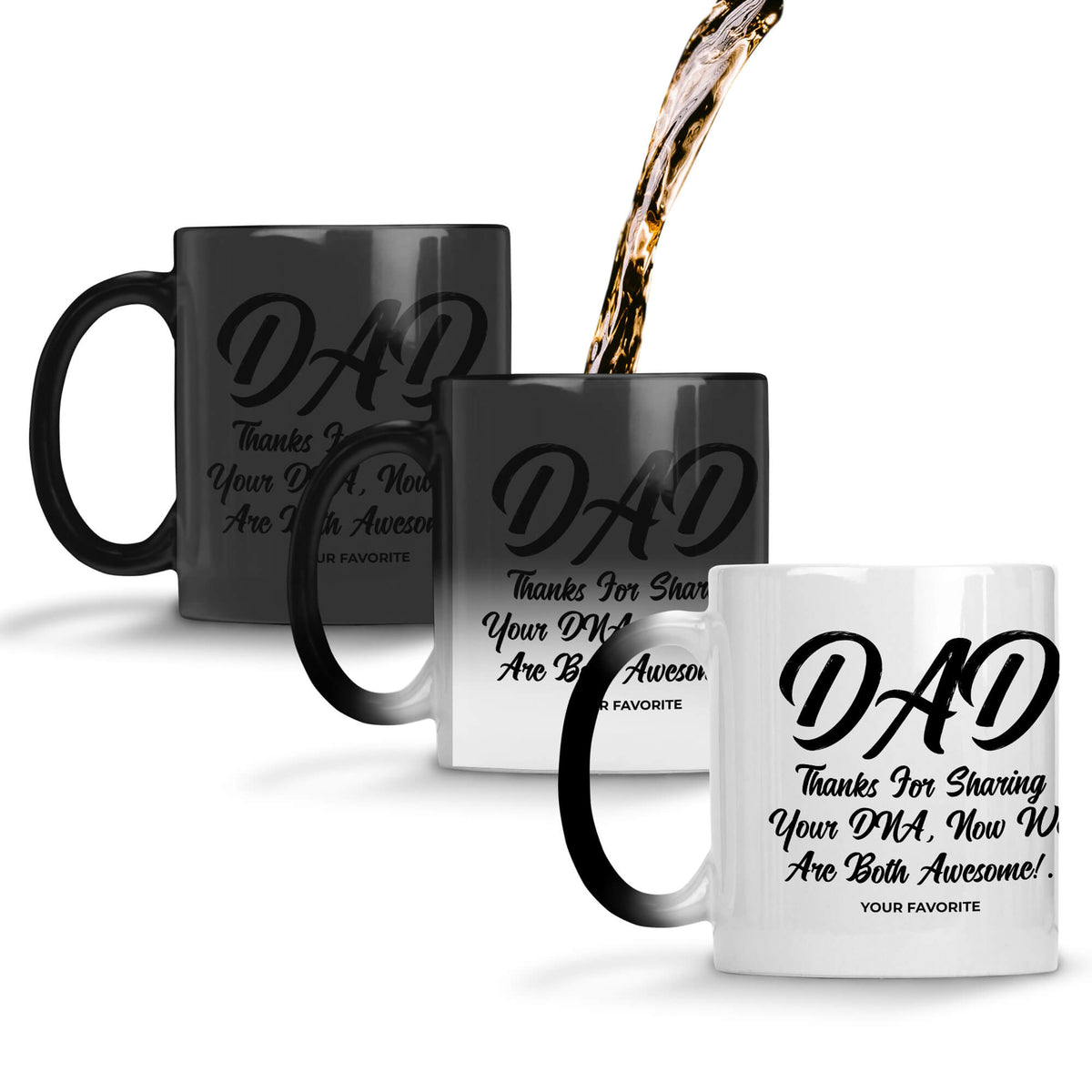 Dad Thanks for Sharing DNA Coffee Mug Magic