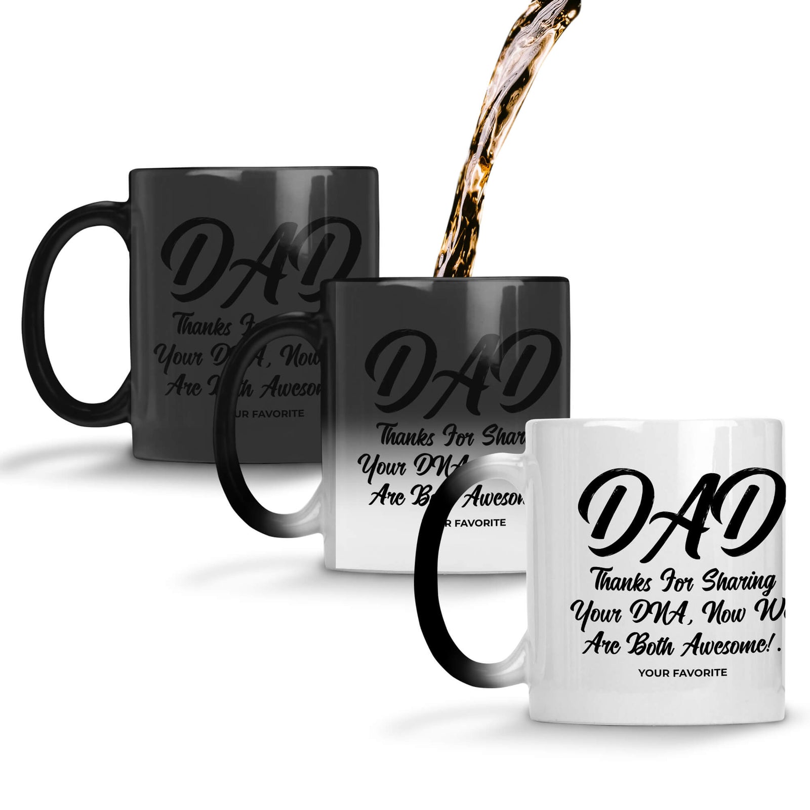 Dad Thanks for Sharing DNA Coffee Mug Magic