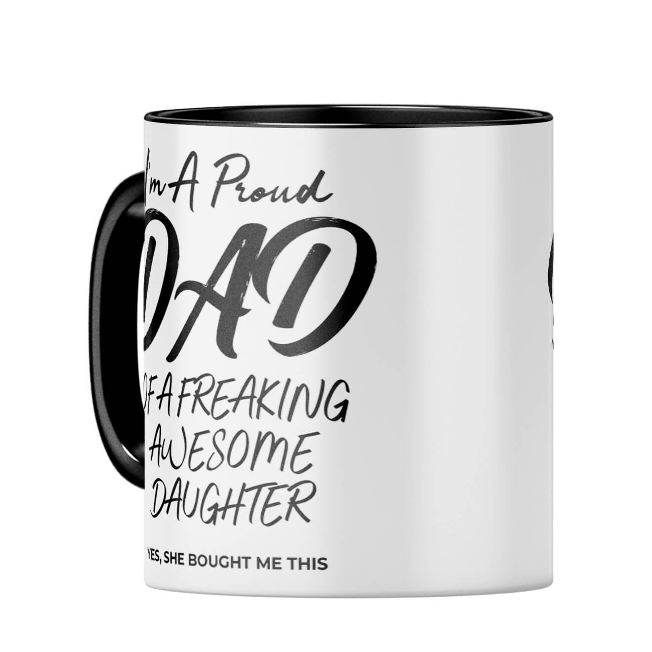 Dad of Awesome Daughter Coffee Mug