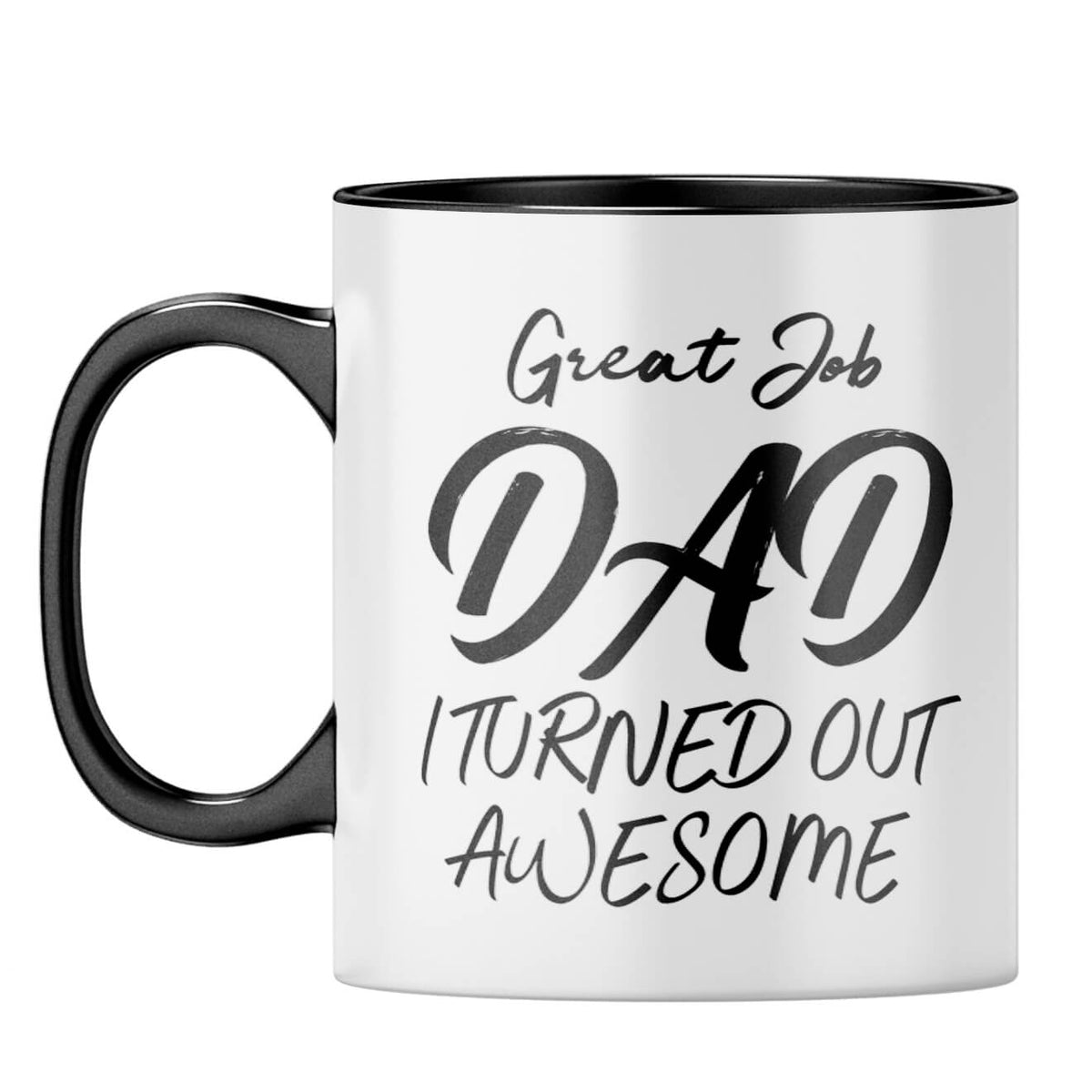 Great Job Dad Coffee Mug Black
