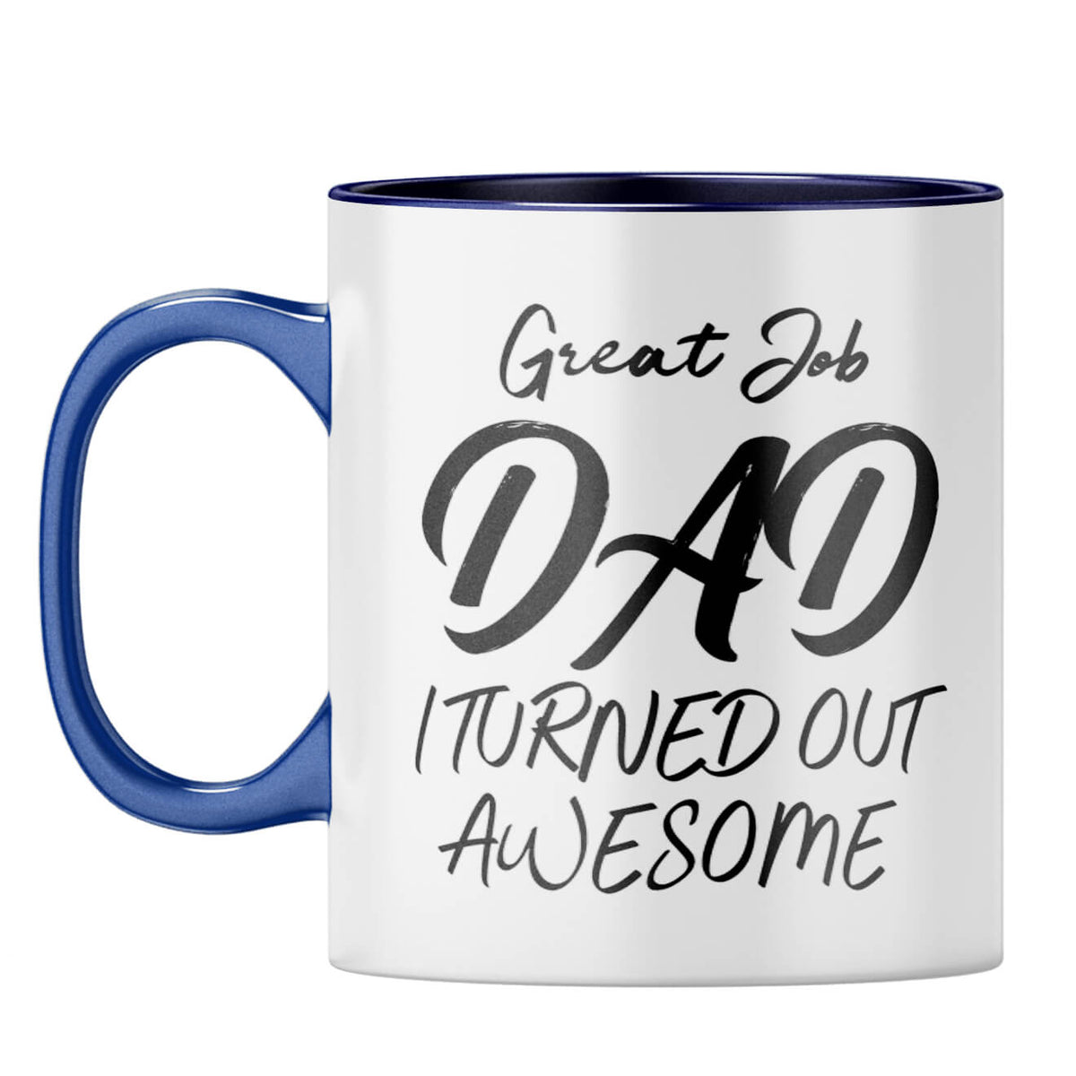 Great Job Dad Coffee Mug Dark Blue