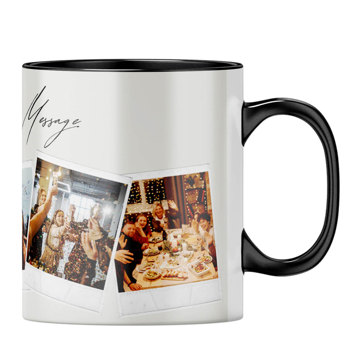 Five Photos Coffee MugB-Black