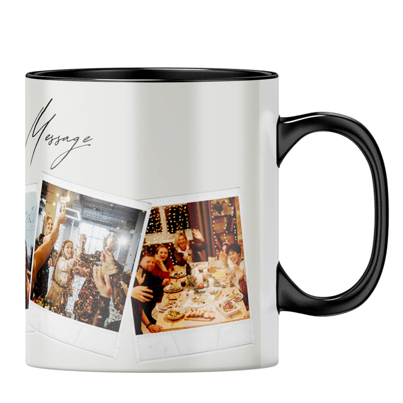 Five Photos Coffee MugB-Black