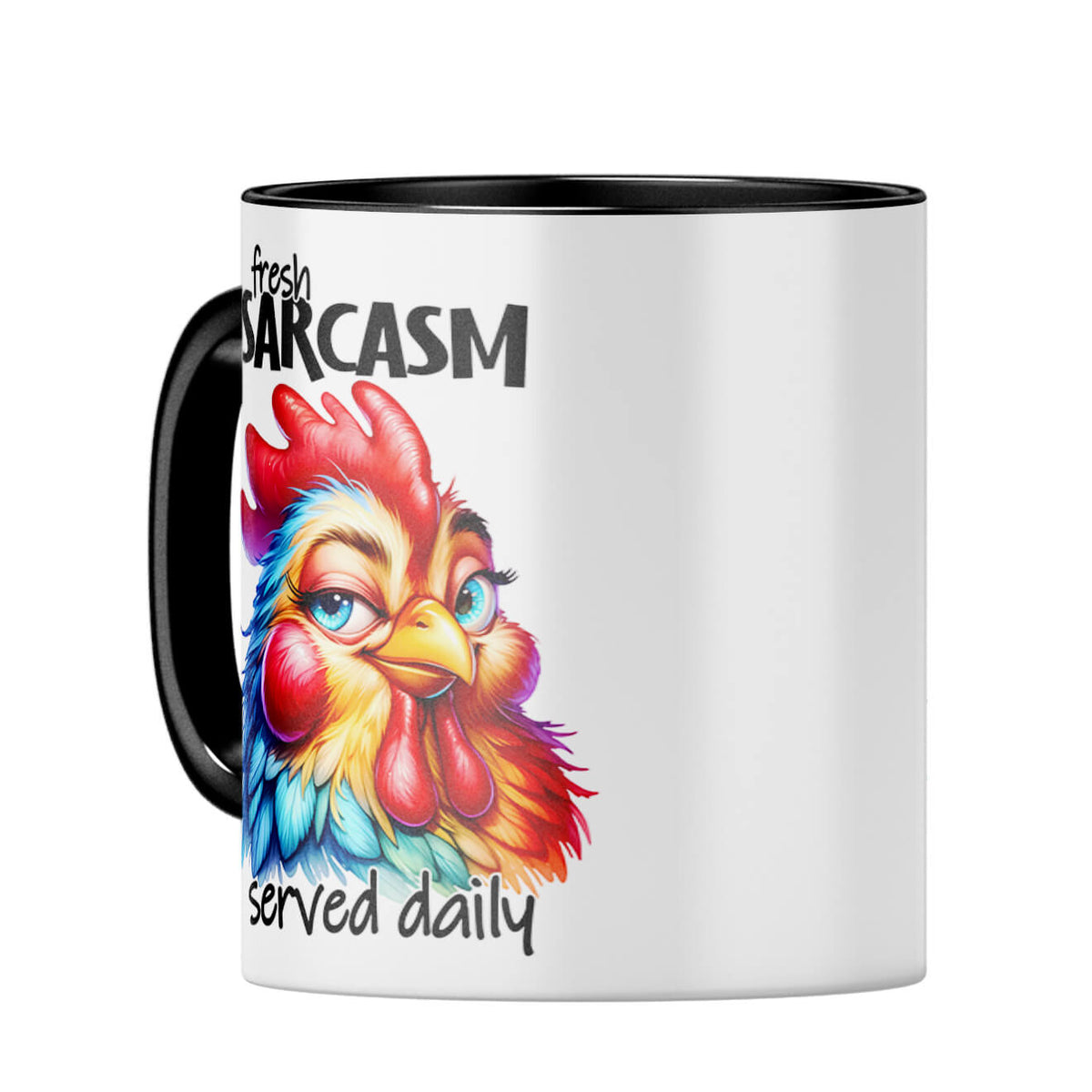 Fresh Sarcasm Served Daily Coffee MugC-Black