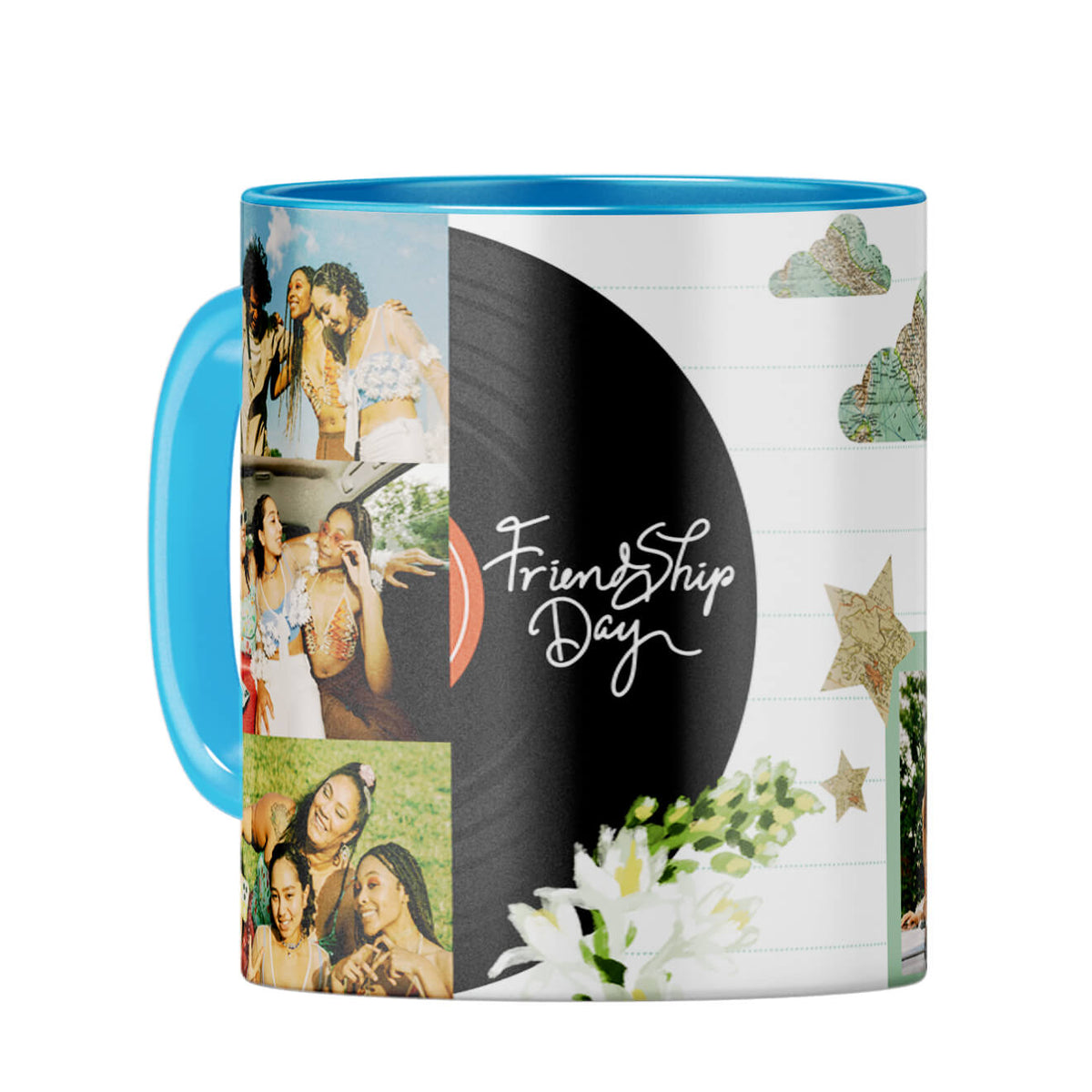 Friendship Day Coffee Mug Light Blue