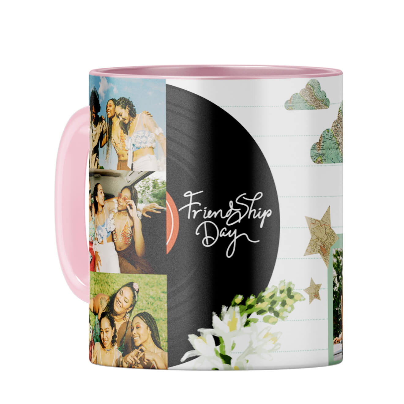 Friendship Day Coffee Mug Pink