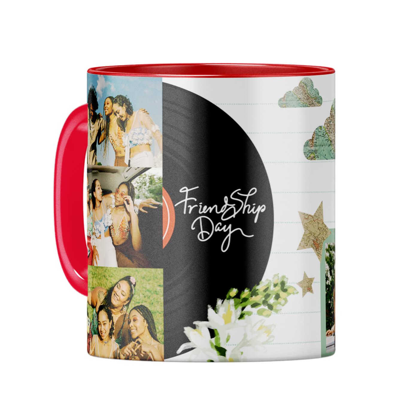 Friendship Day Coffee Mug Red