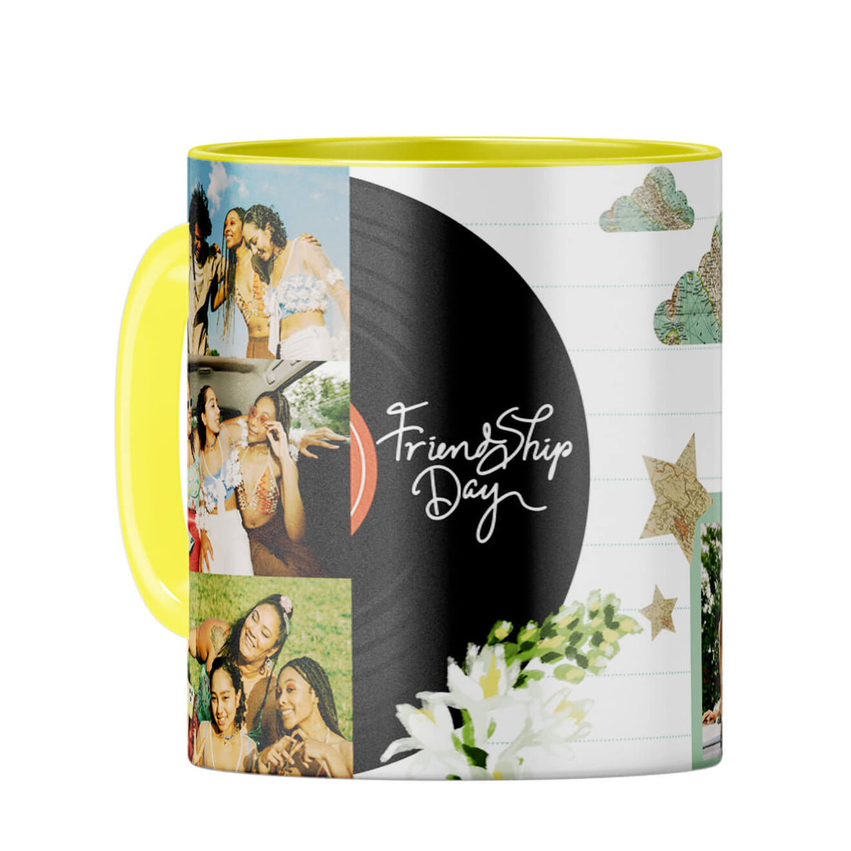 Friendship Day Coffee Mug Yellow