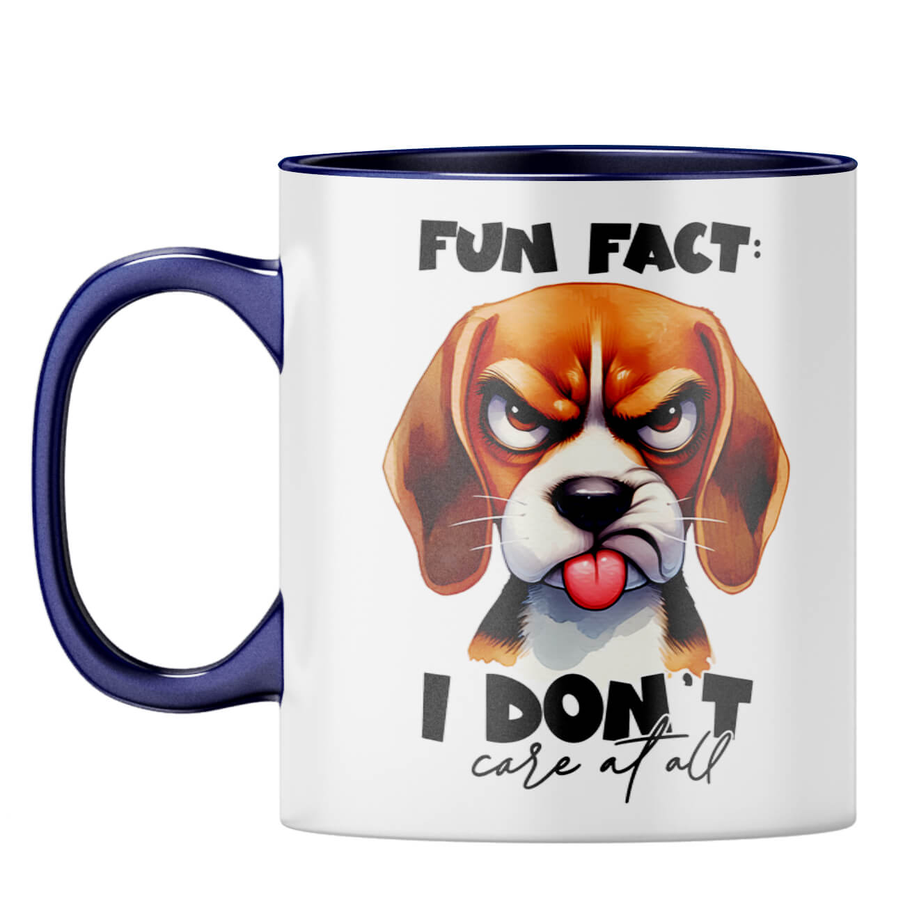 Fun fact Coffee Mug Dark Blue