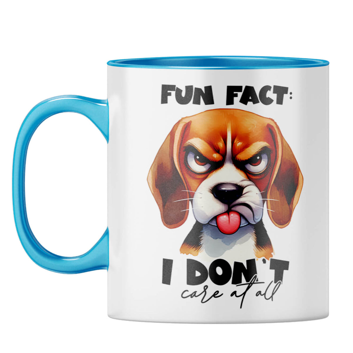 Fun fact Coffee Mug Light Blue
