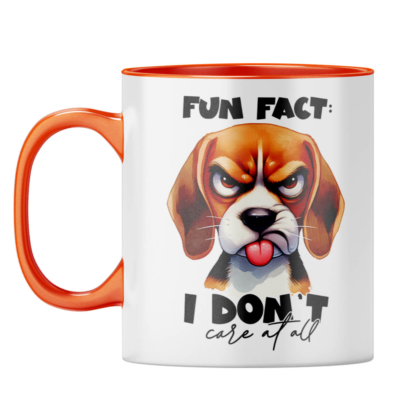 Fun fact Coffee Mug Orange