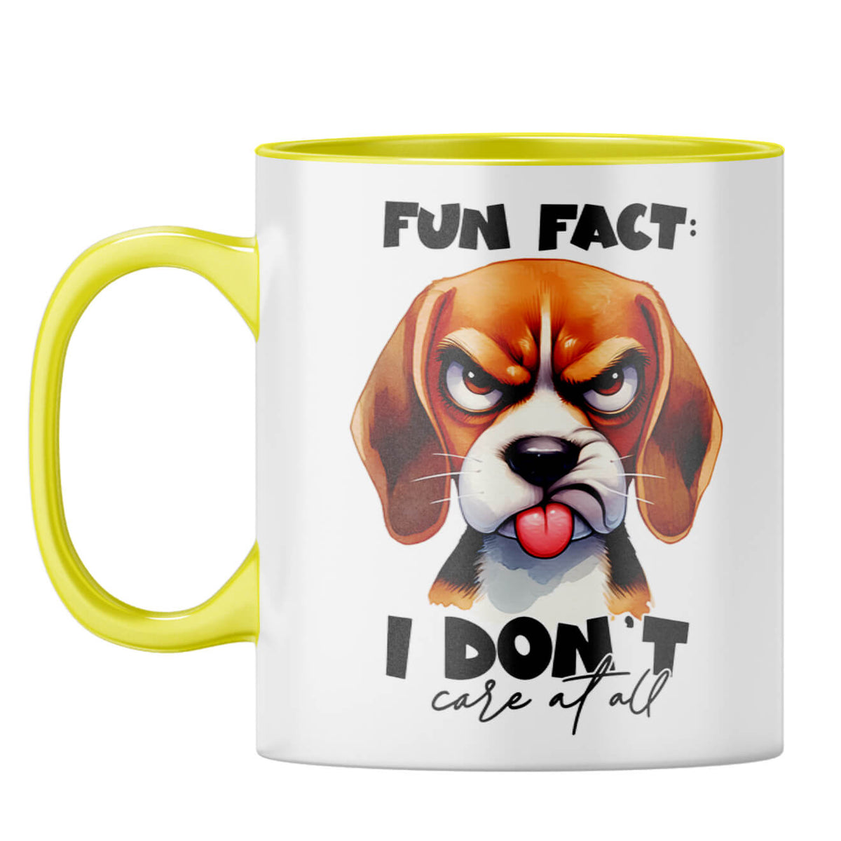 Fun fact Coffee Mug Yellow