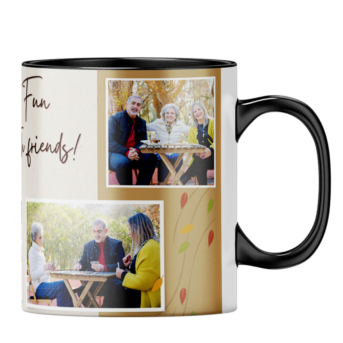 Fun With Friends Coffee MugB-Black