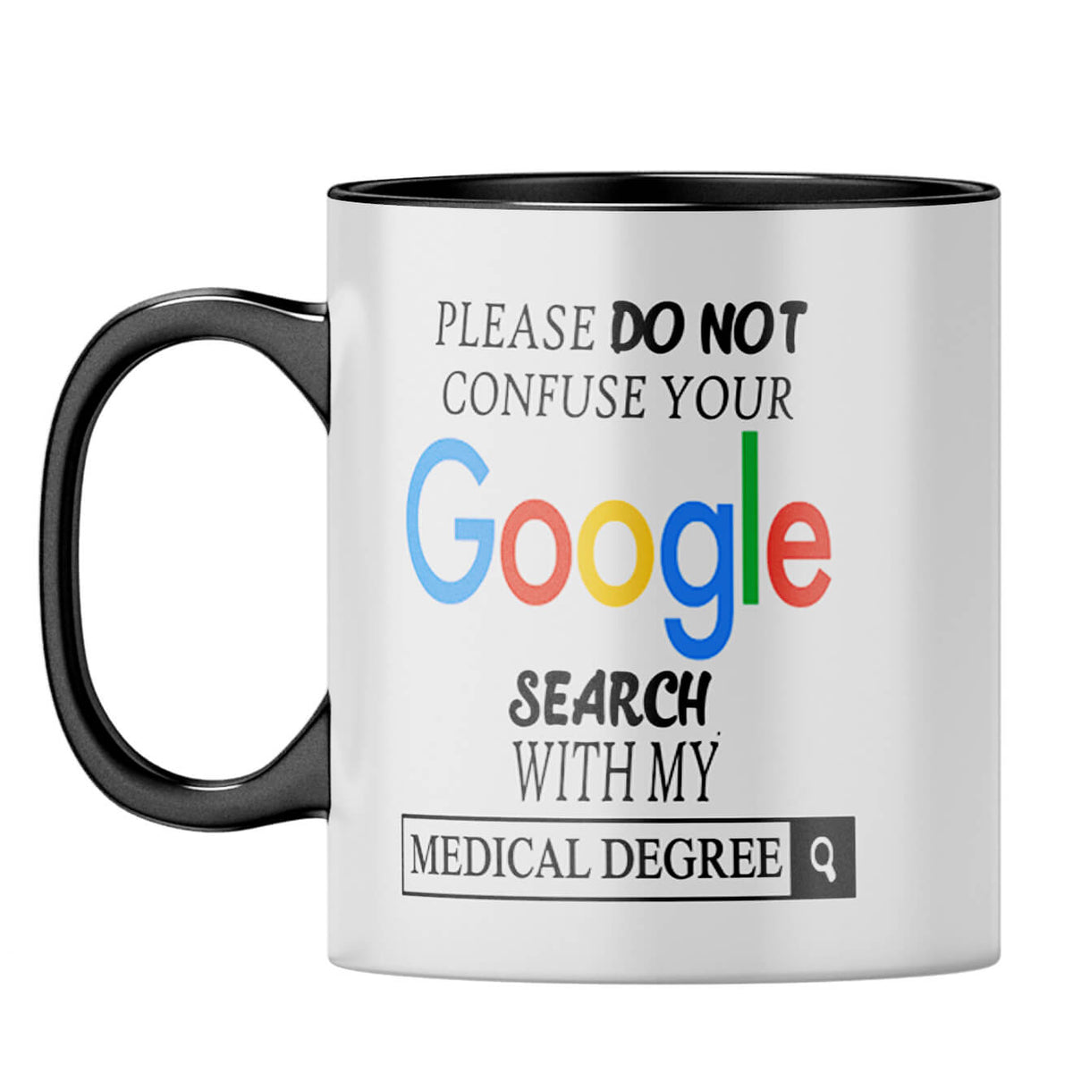 Funny Doctor Coffee Mug Black