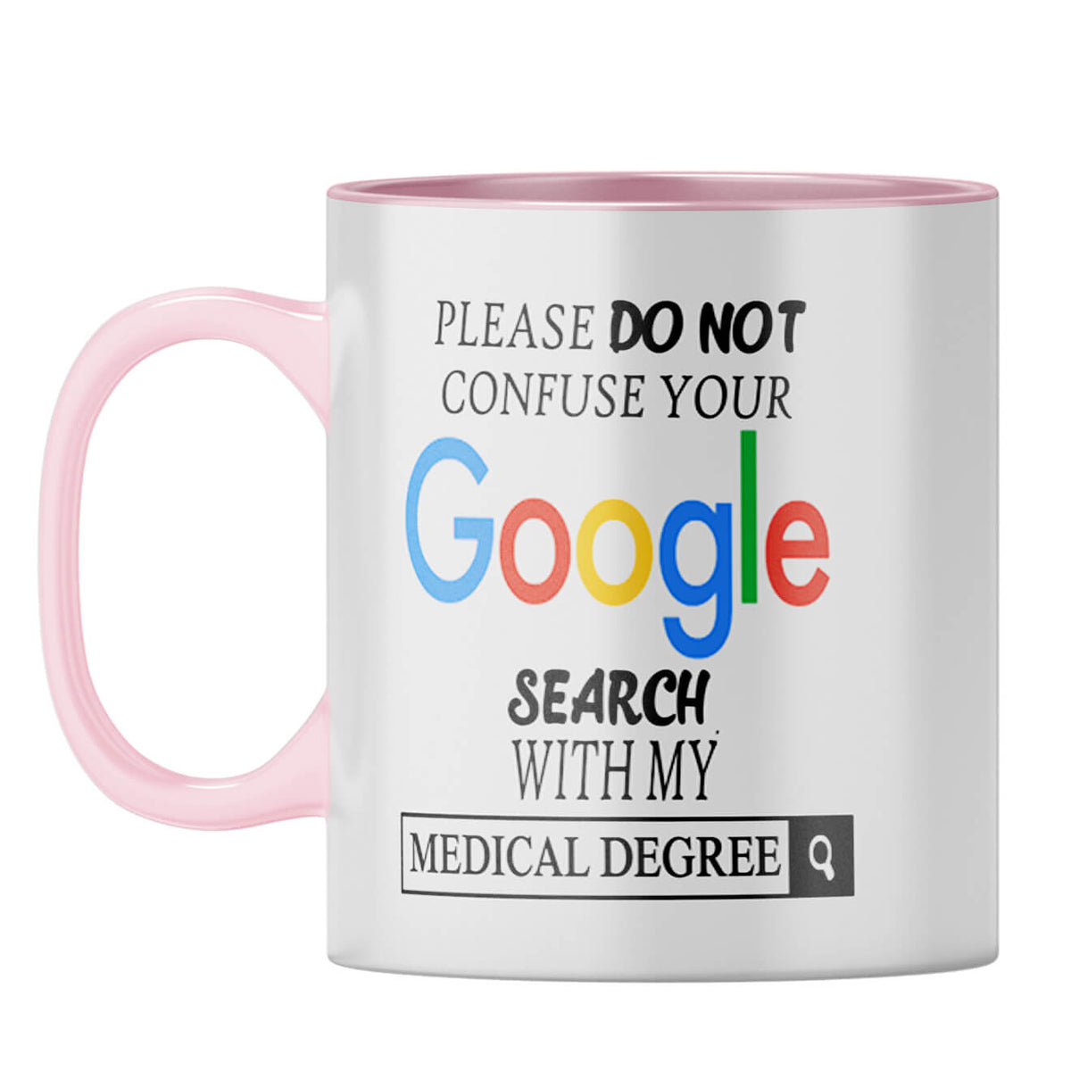 Funny Doctor Coffee Mug Pink