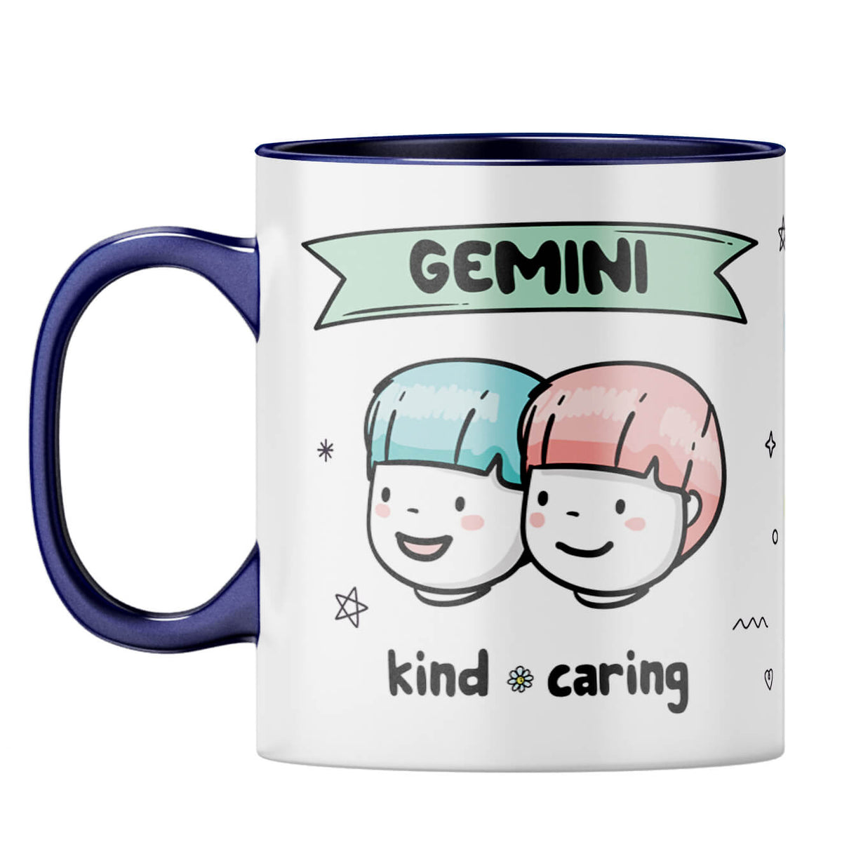 Gemini Coffee Mug Dark Blue