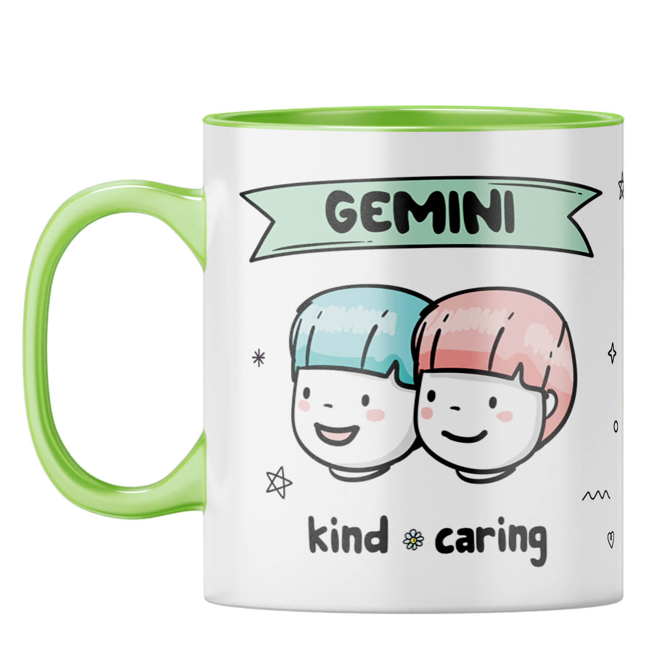 Gemini Coffee Mug Light Green