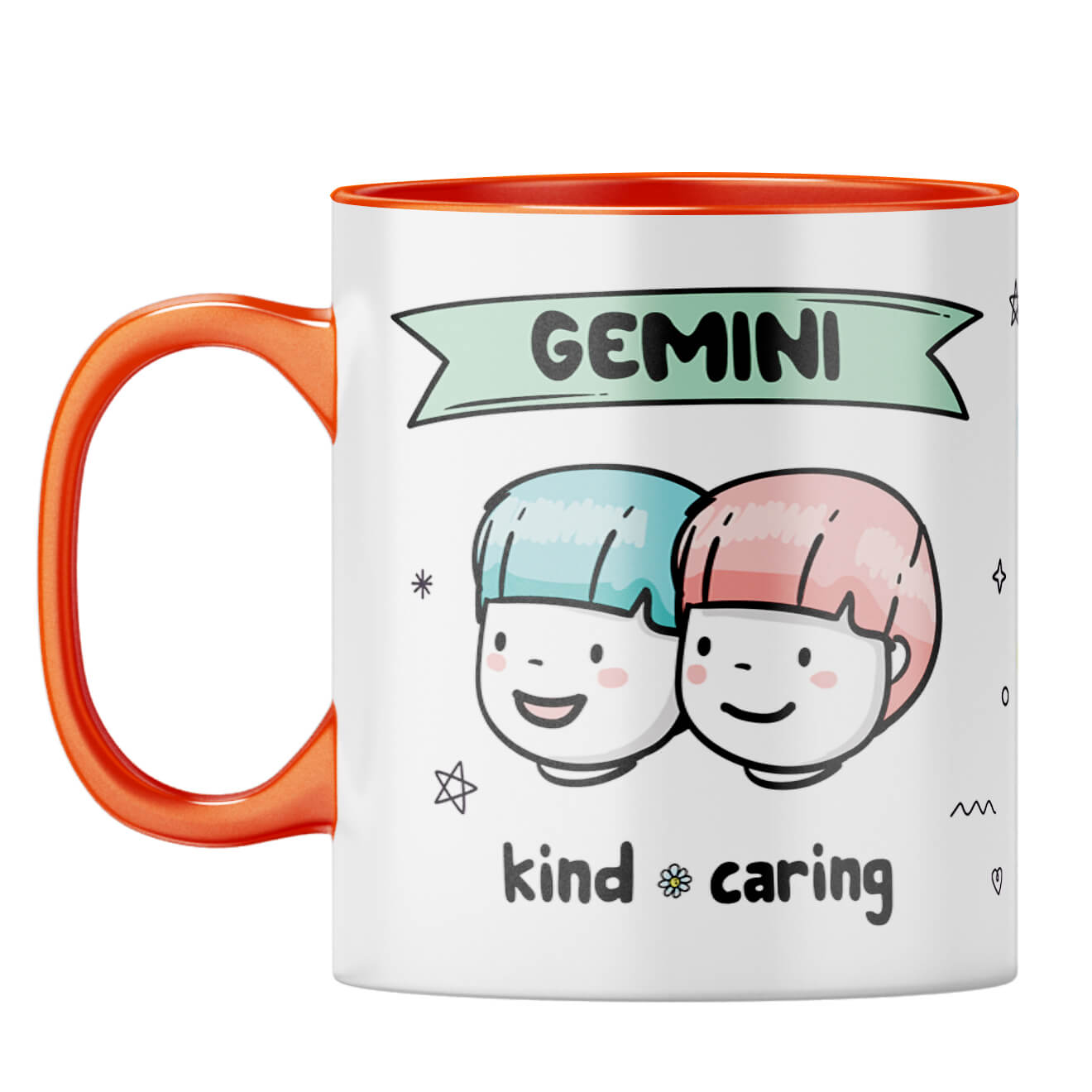 Gemini Coffee Mug Orange