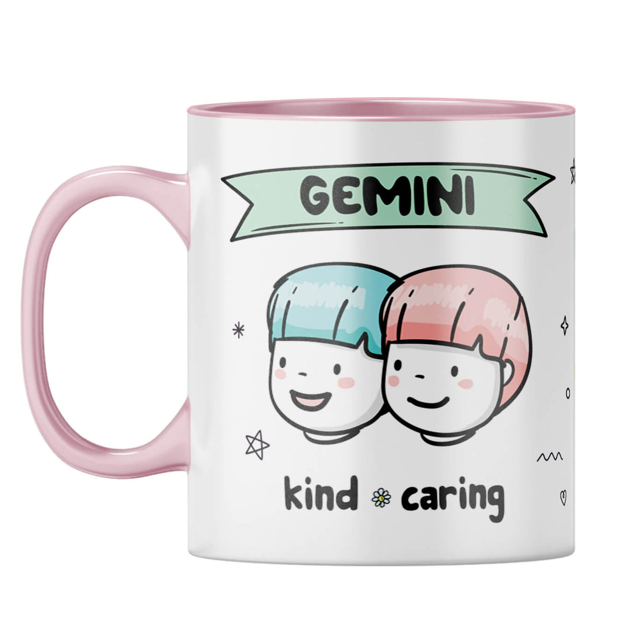 Gemini Coffee Mug Pink
