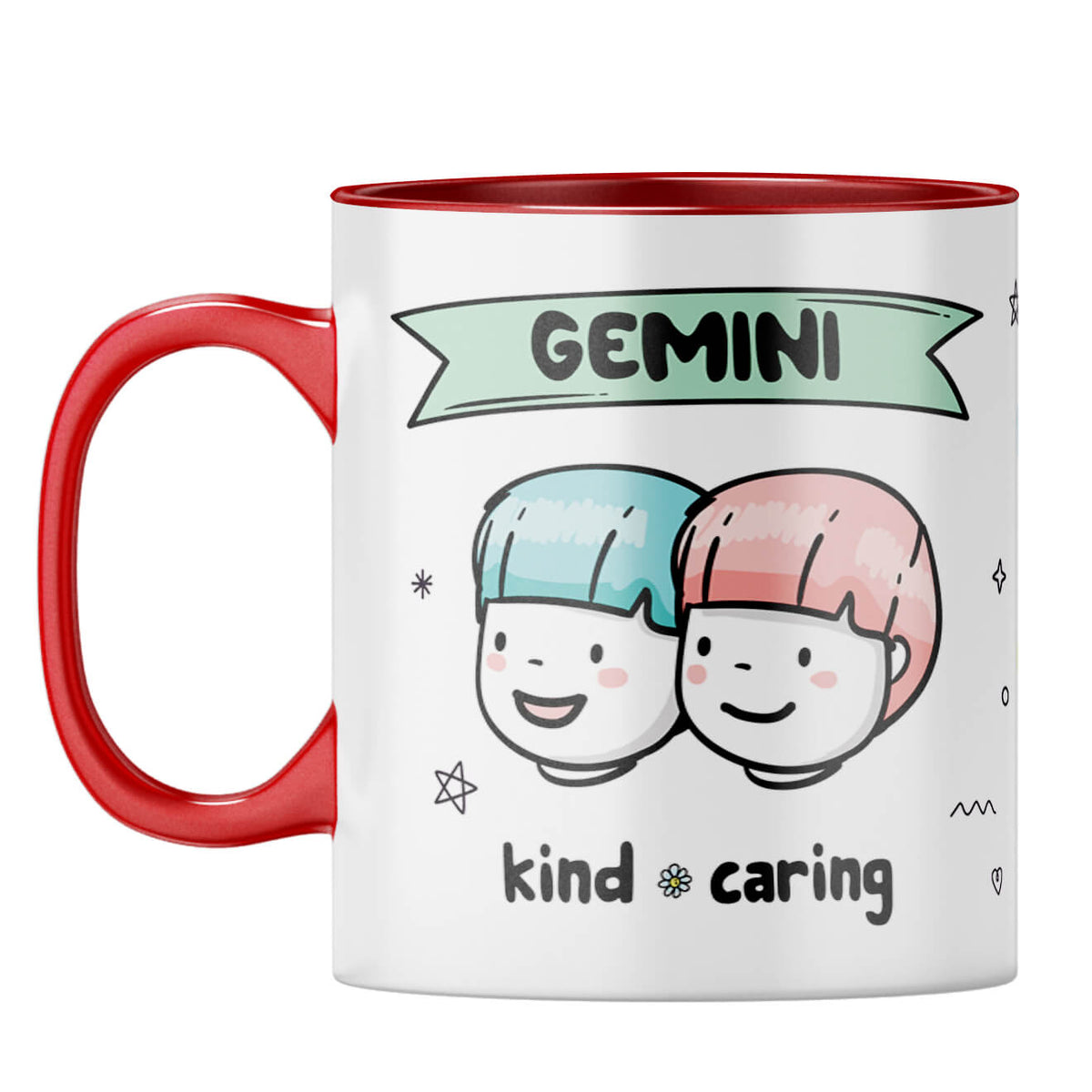 Gemini Coffee Mug Red