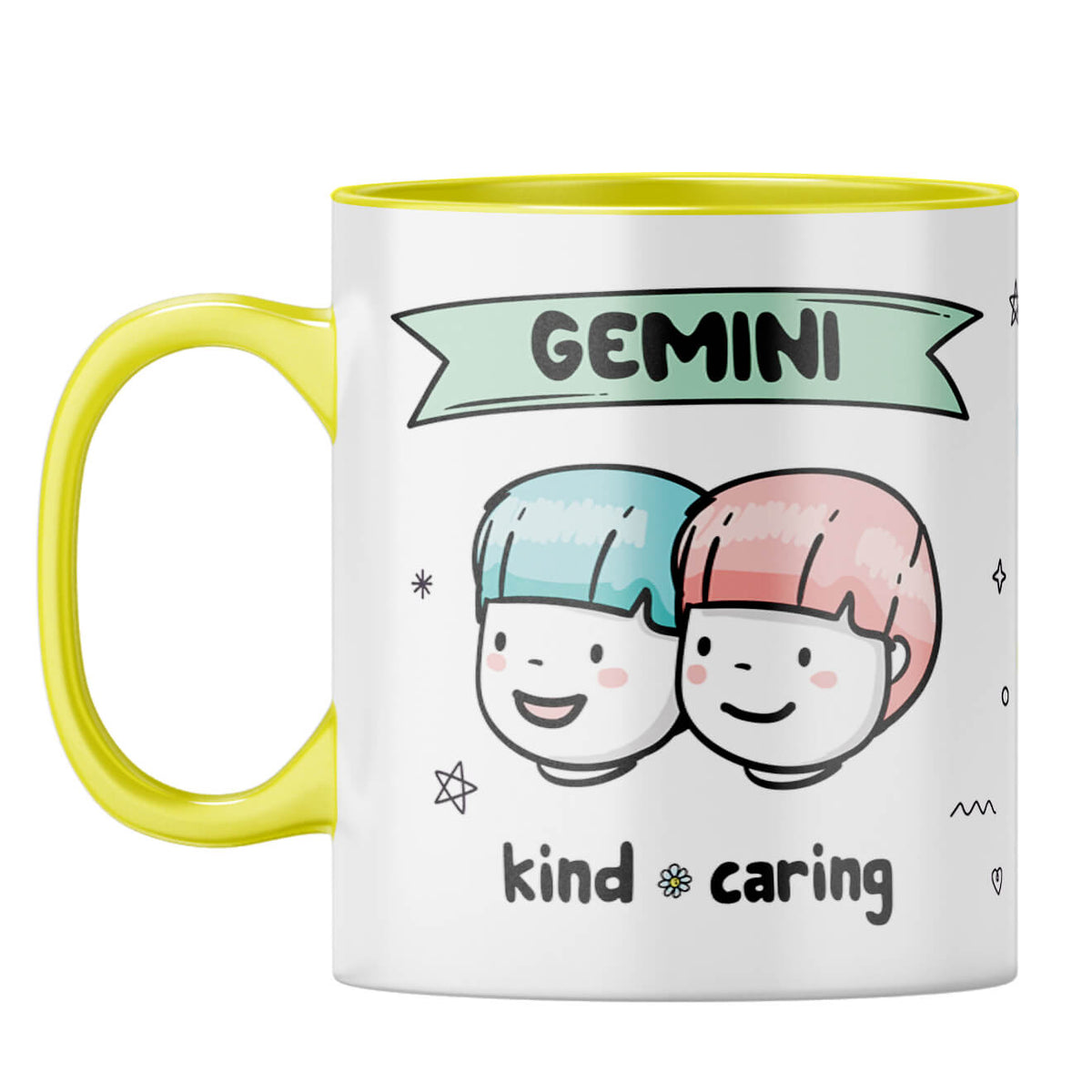 Gemini Coffee Mug Yellow