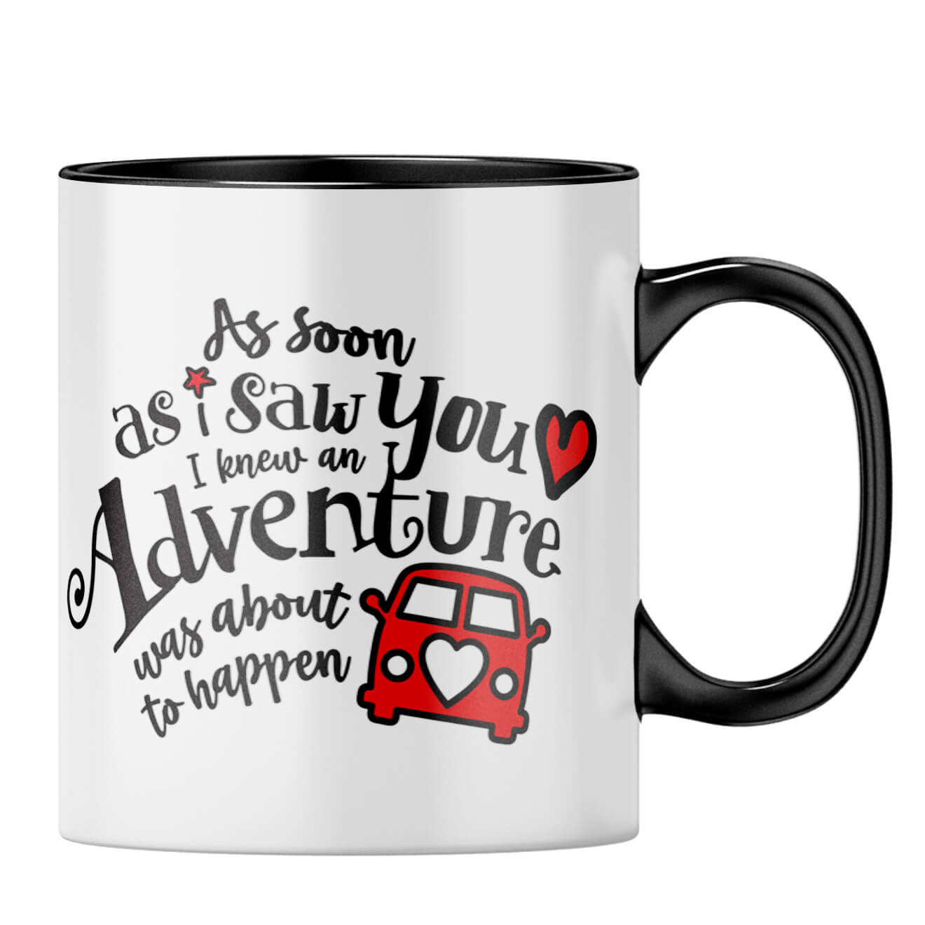 Gift for Aventurous Couples Coffee MugC-Black