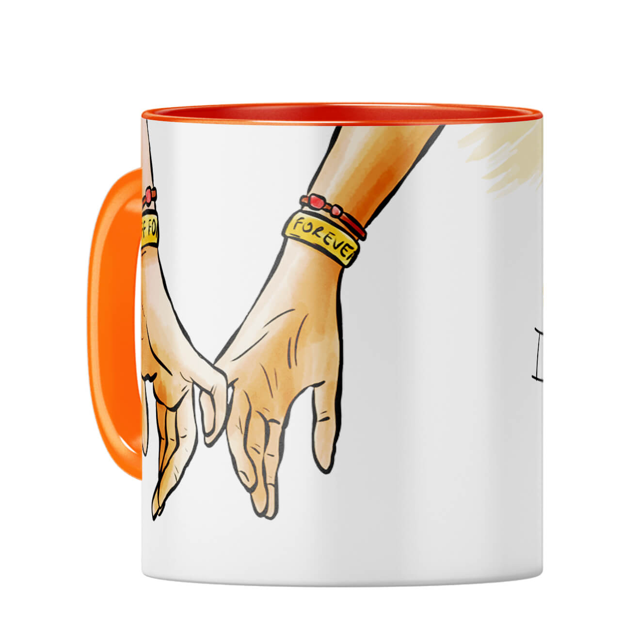Gift for Best Friend Coffee Mug Orange