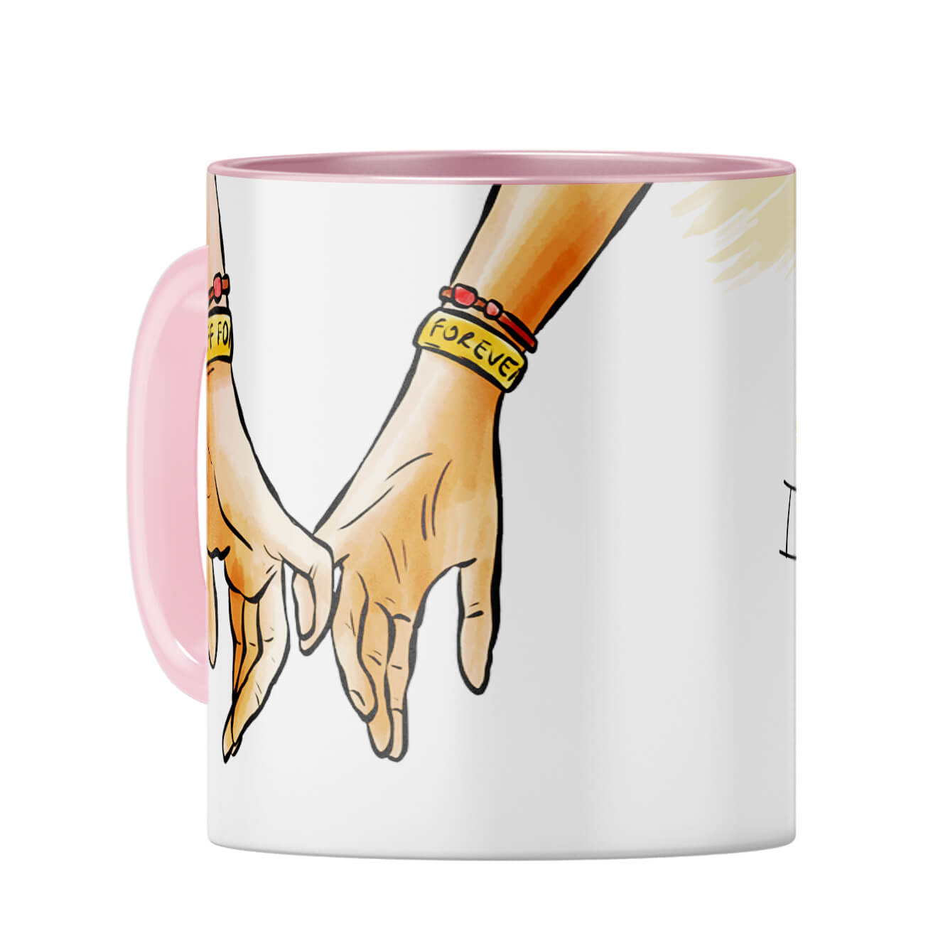 Gift for Best Friend Coffee Mug Pink
