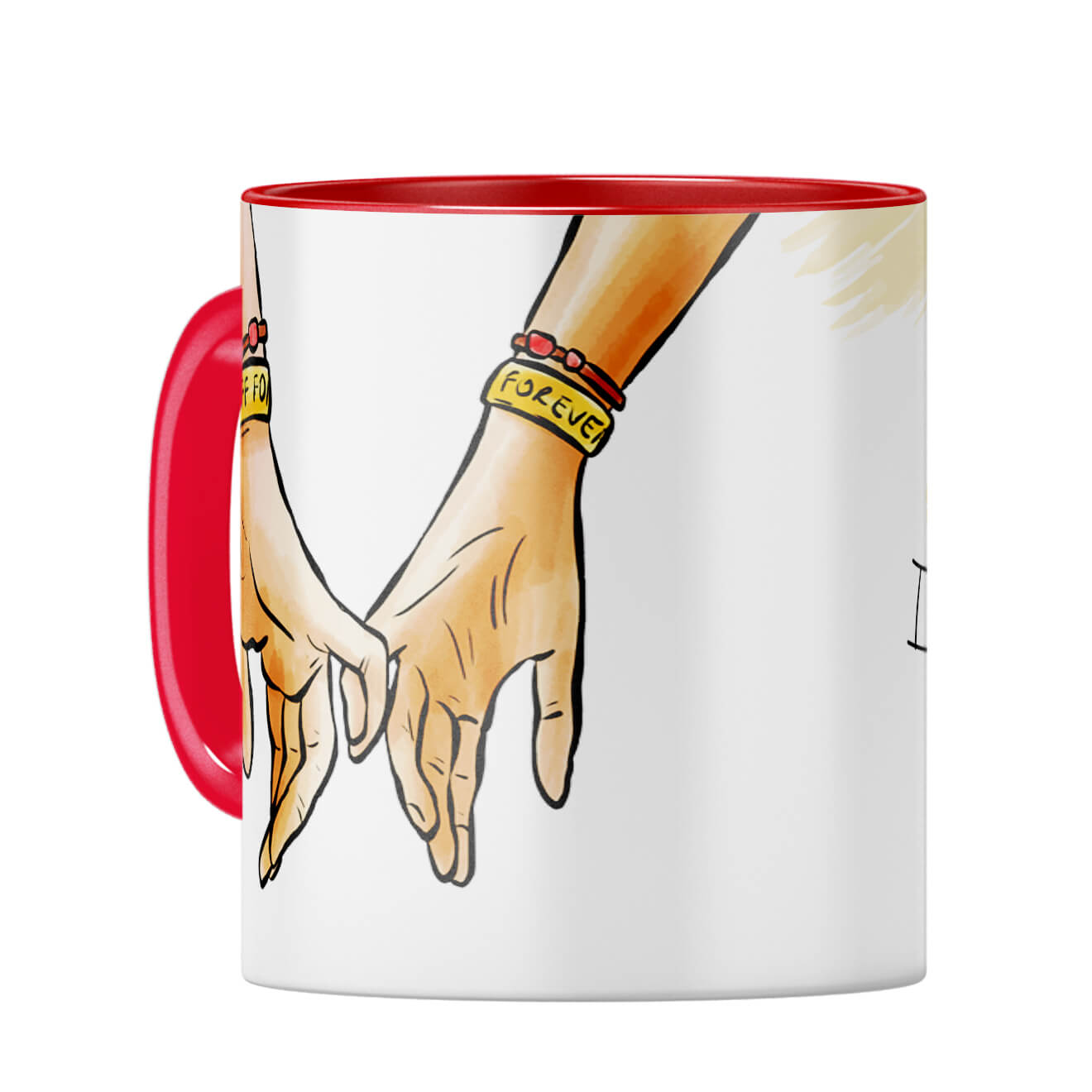 Gift for Best Friend Coffee Mug Red