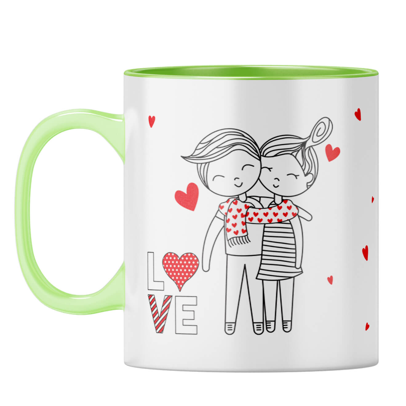 Gift for Boy Friend Coffee Mug Light Green