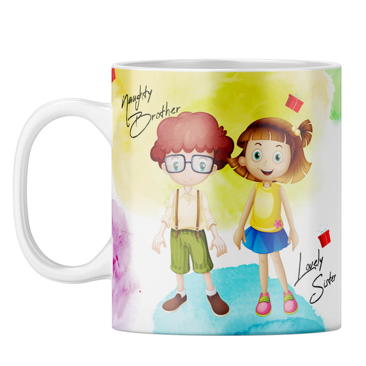 Gift for Brother Sister Coffee Mug White