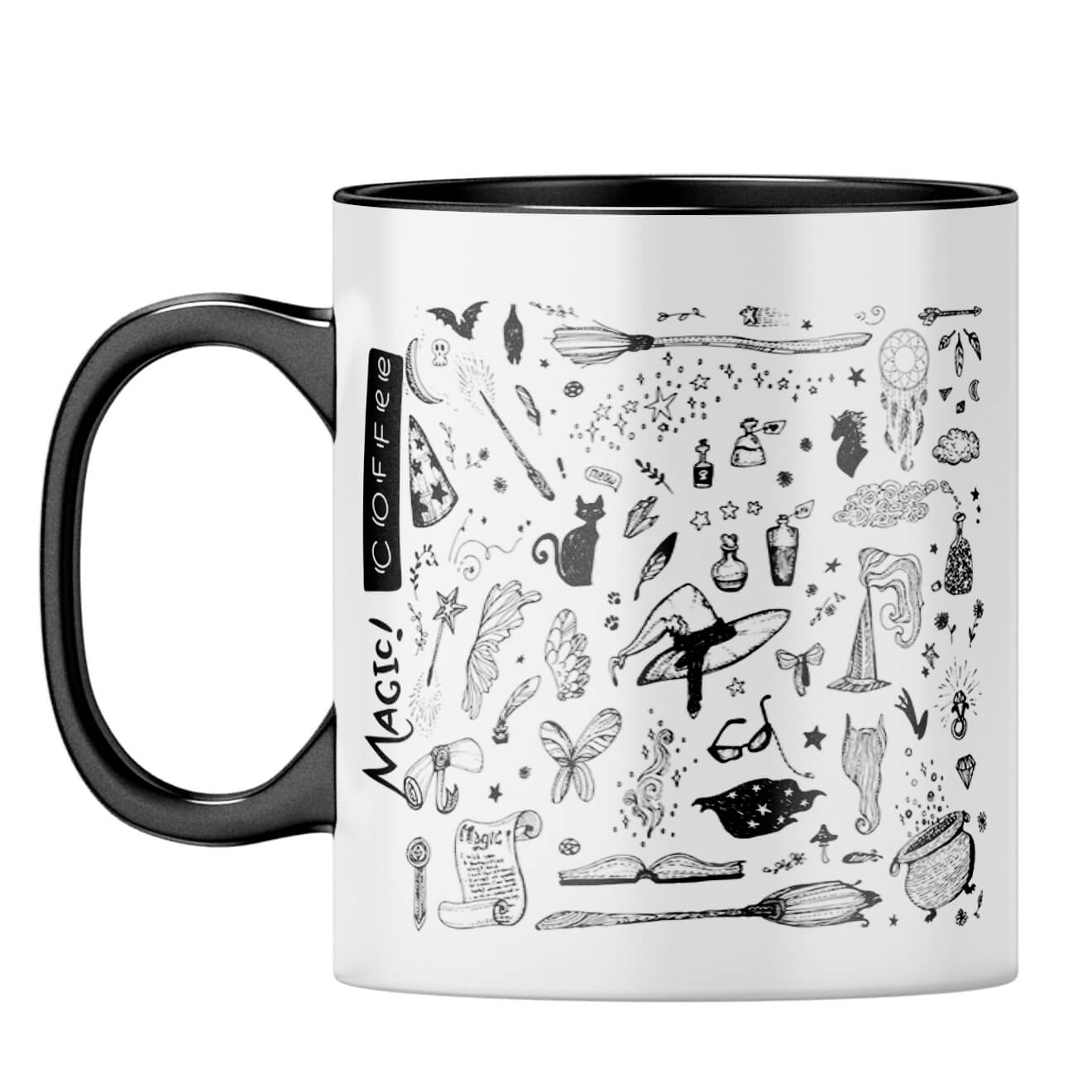 Gift for Coffee Lover Coffee Mug Black