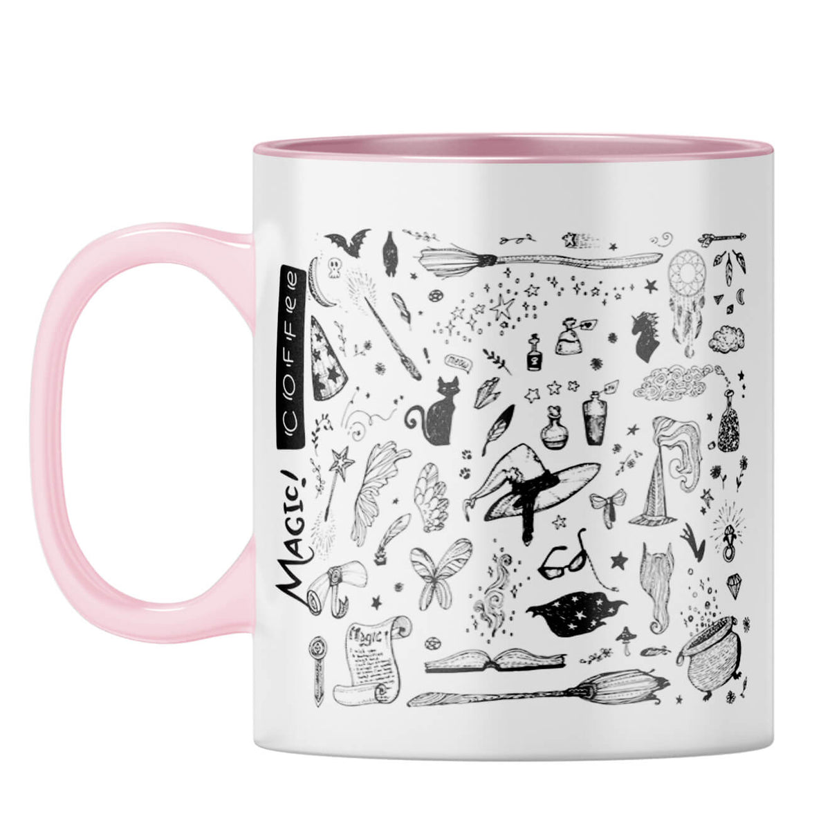 Gift for Coffee Lover Coffee Mug Pink