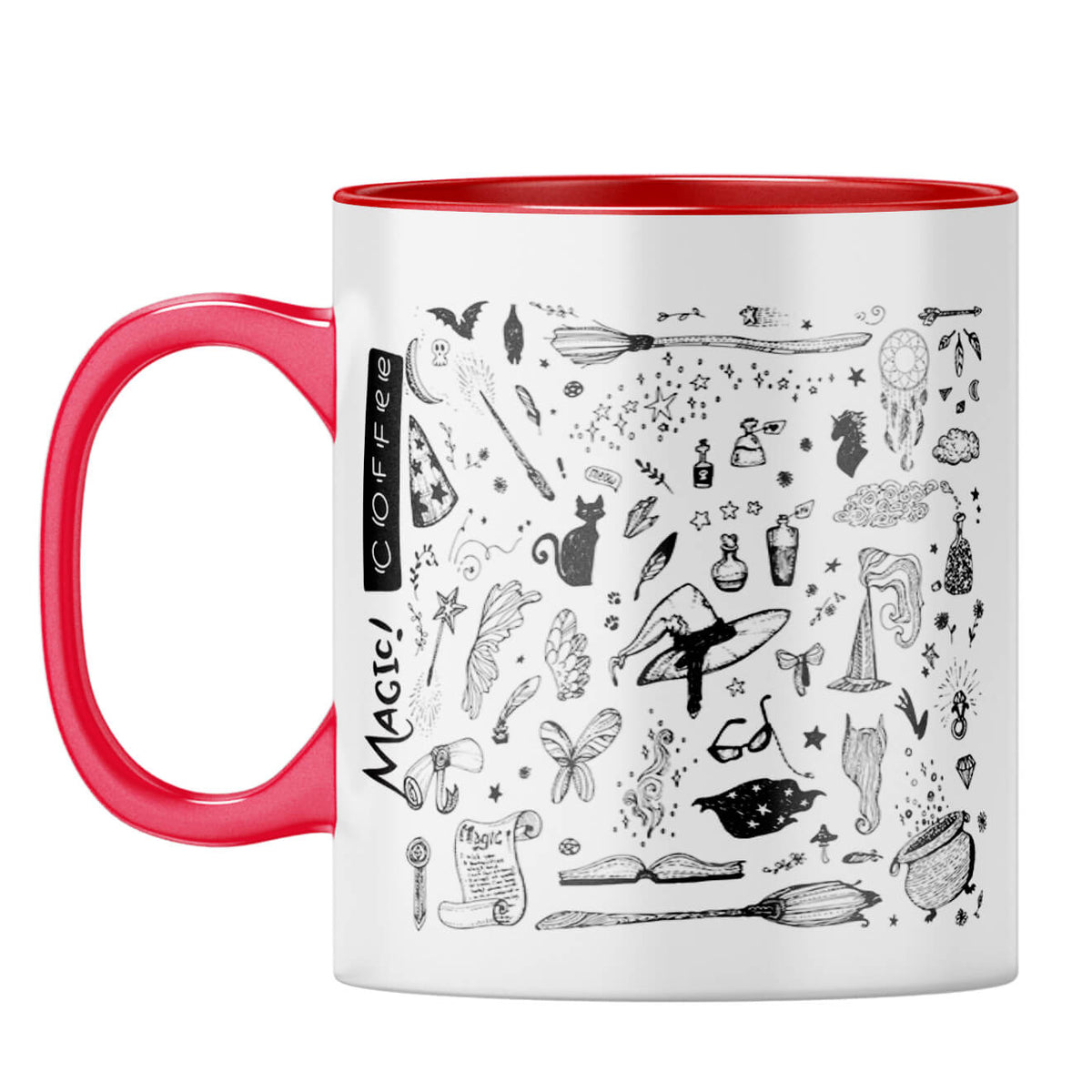 Gift for Coffee Lover Coffee Mug Red