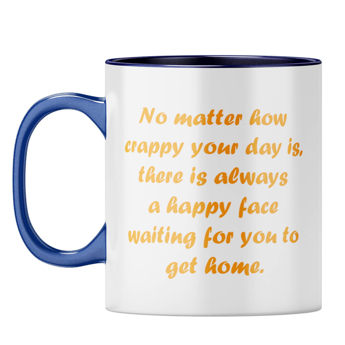 Gift for Dog Lovers Coffee Mug Dark Blue