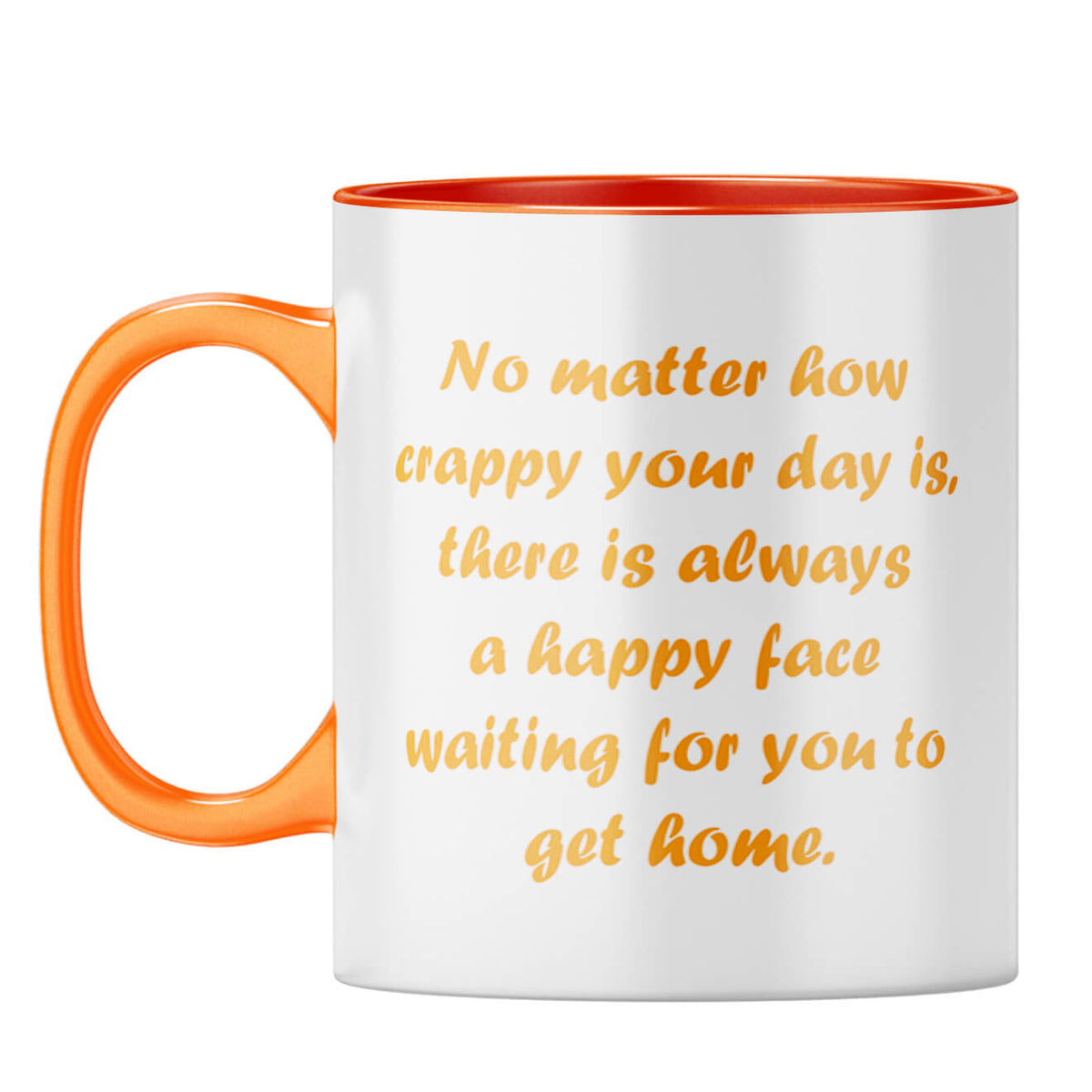 Gift for Dog Lovers Coffee Mug Orange