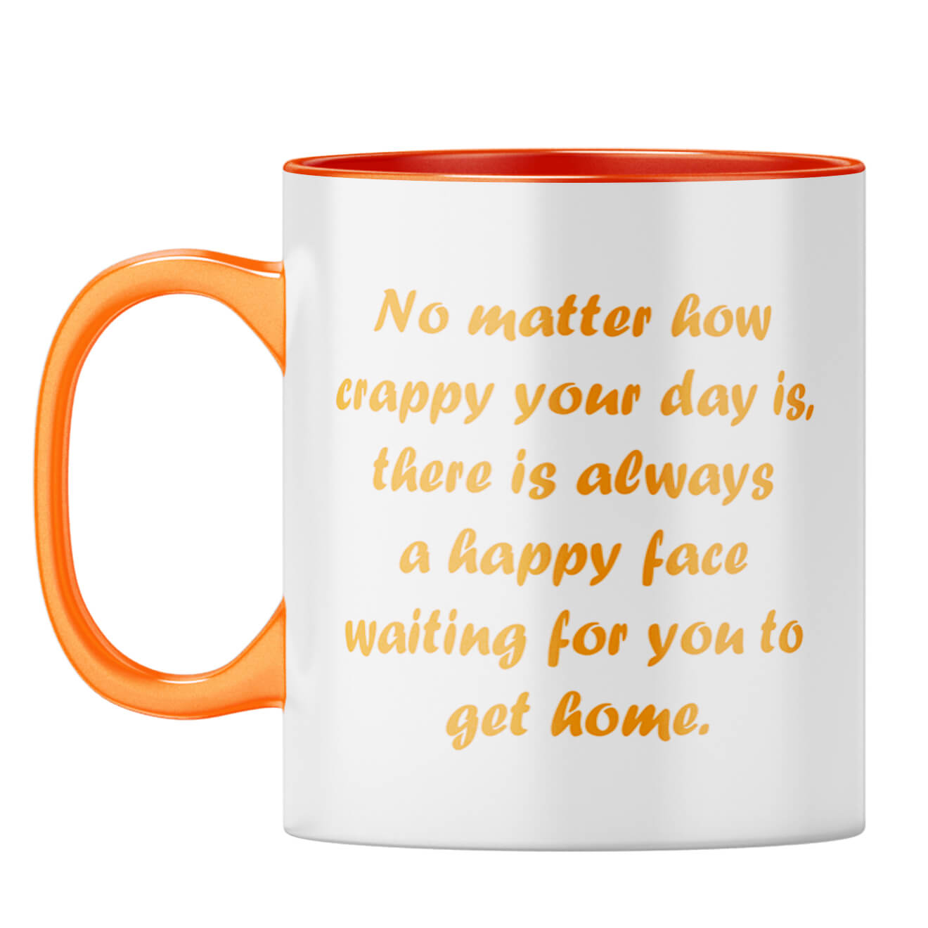 Gift for Dog Lovers Coffee Mug Orange