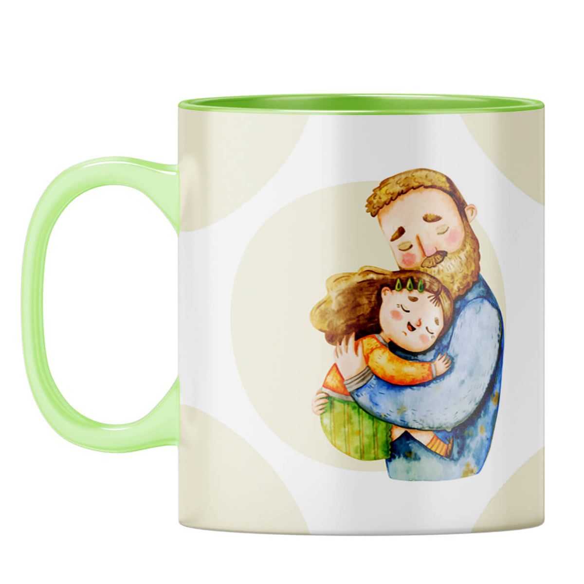 Gift for Father's Day Coffee Mug Light Green