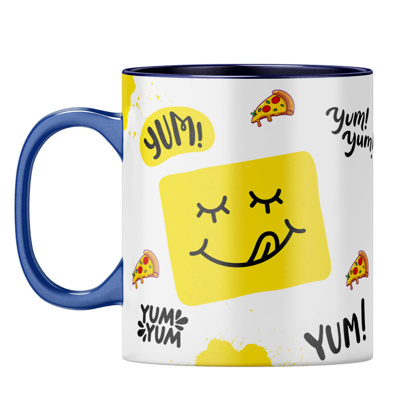 Gift for Food Lover Coffee Mug Dark Blue