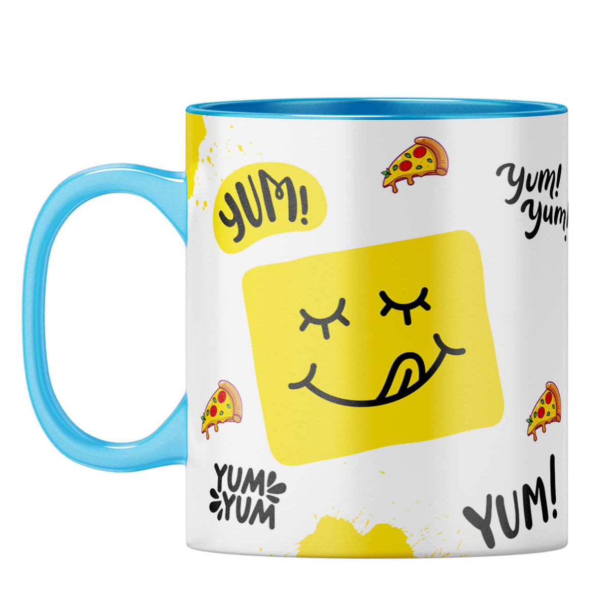 Gift for Food Lover Coffee Mug Light Blue