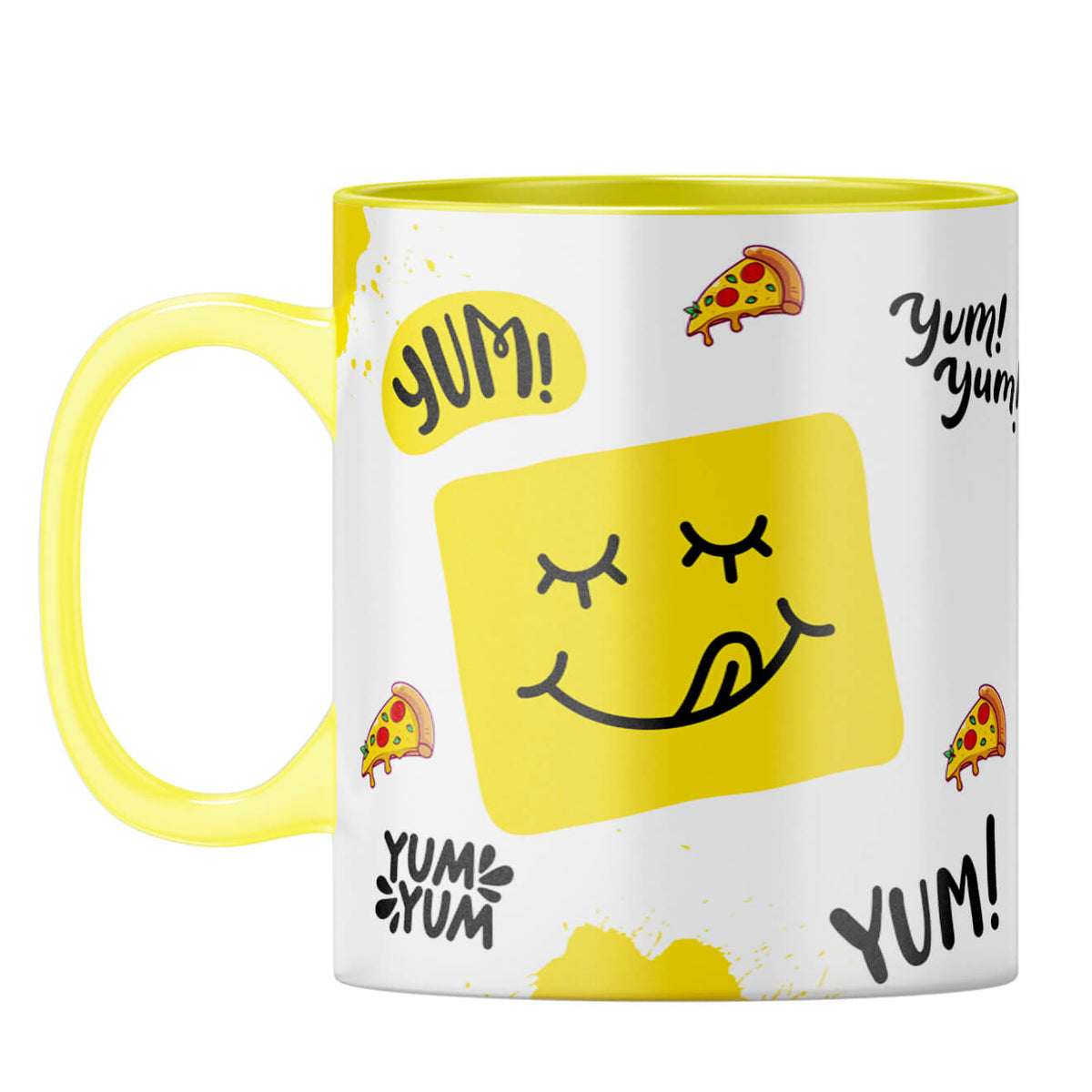Gift for Food Lover Coffee Mug Yellow