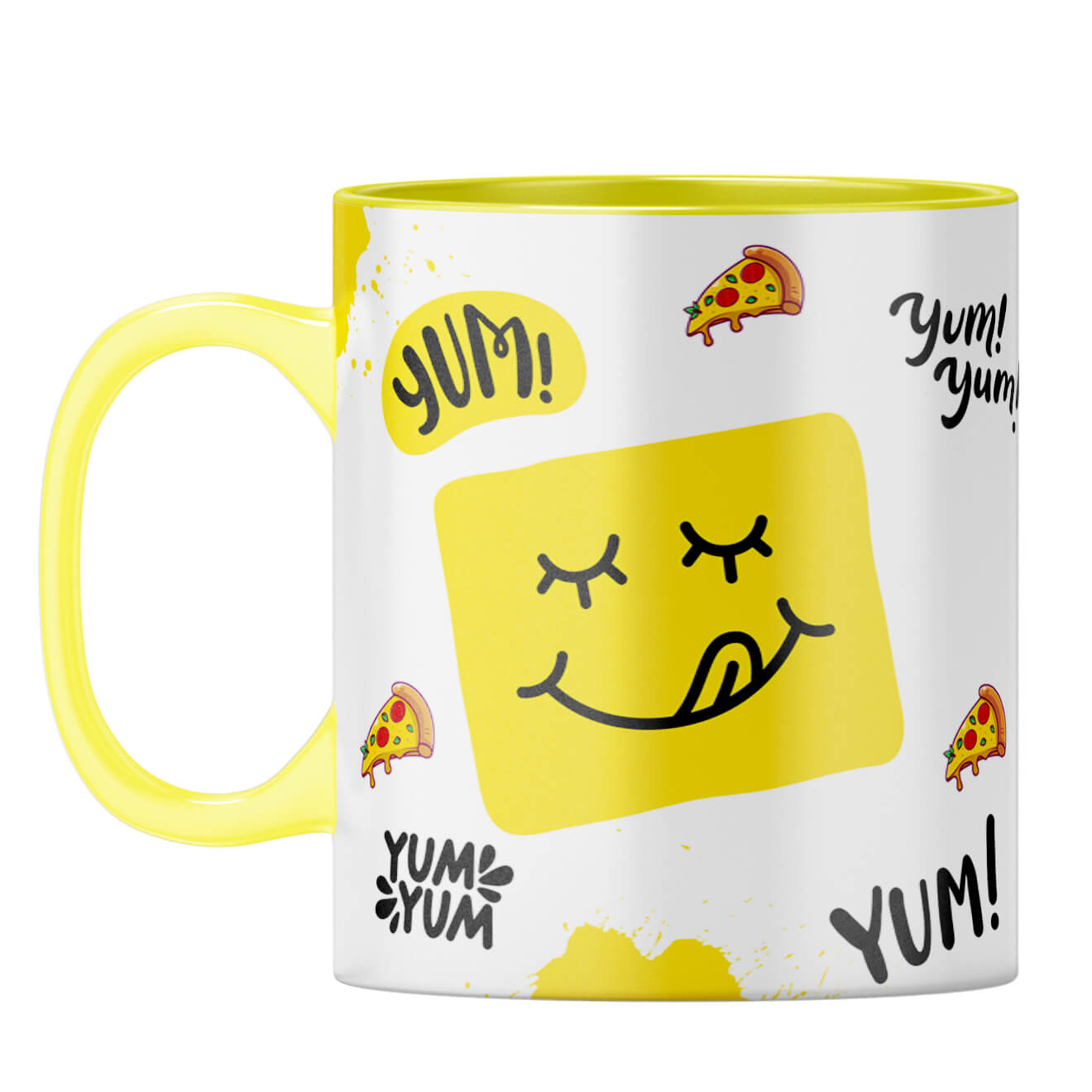 Gift for Food Lover Coffee Mug Yellow