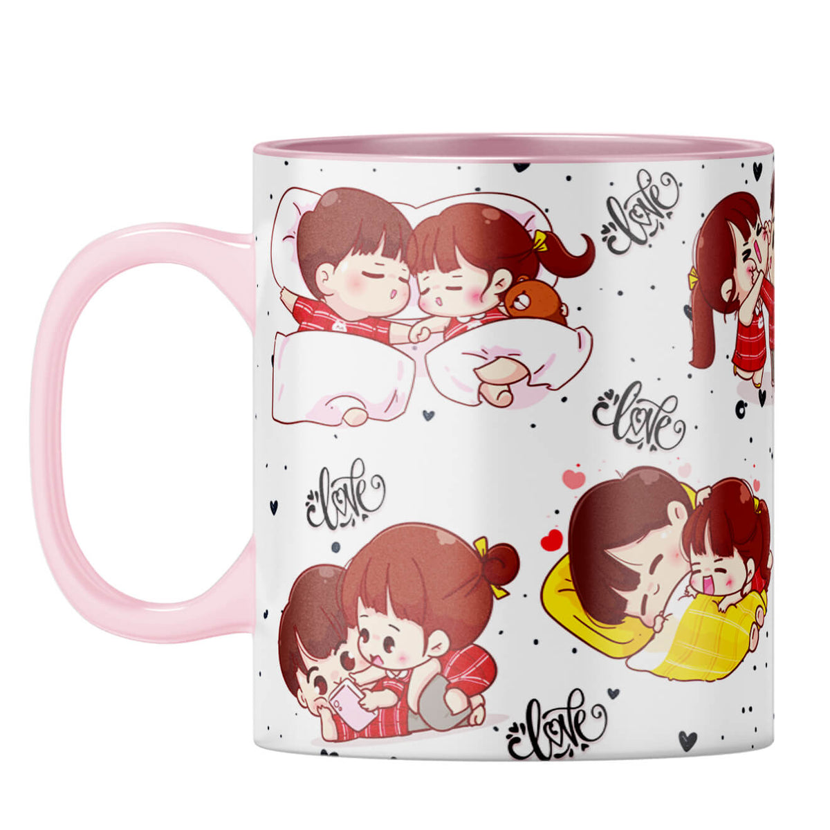 Gift for Girl Friend Coffee Mug Pink