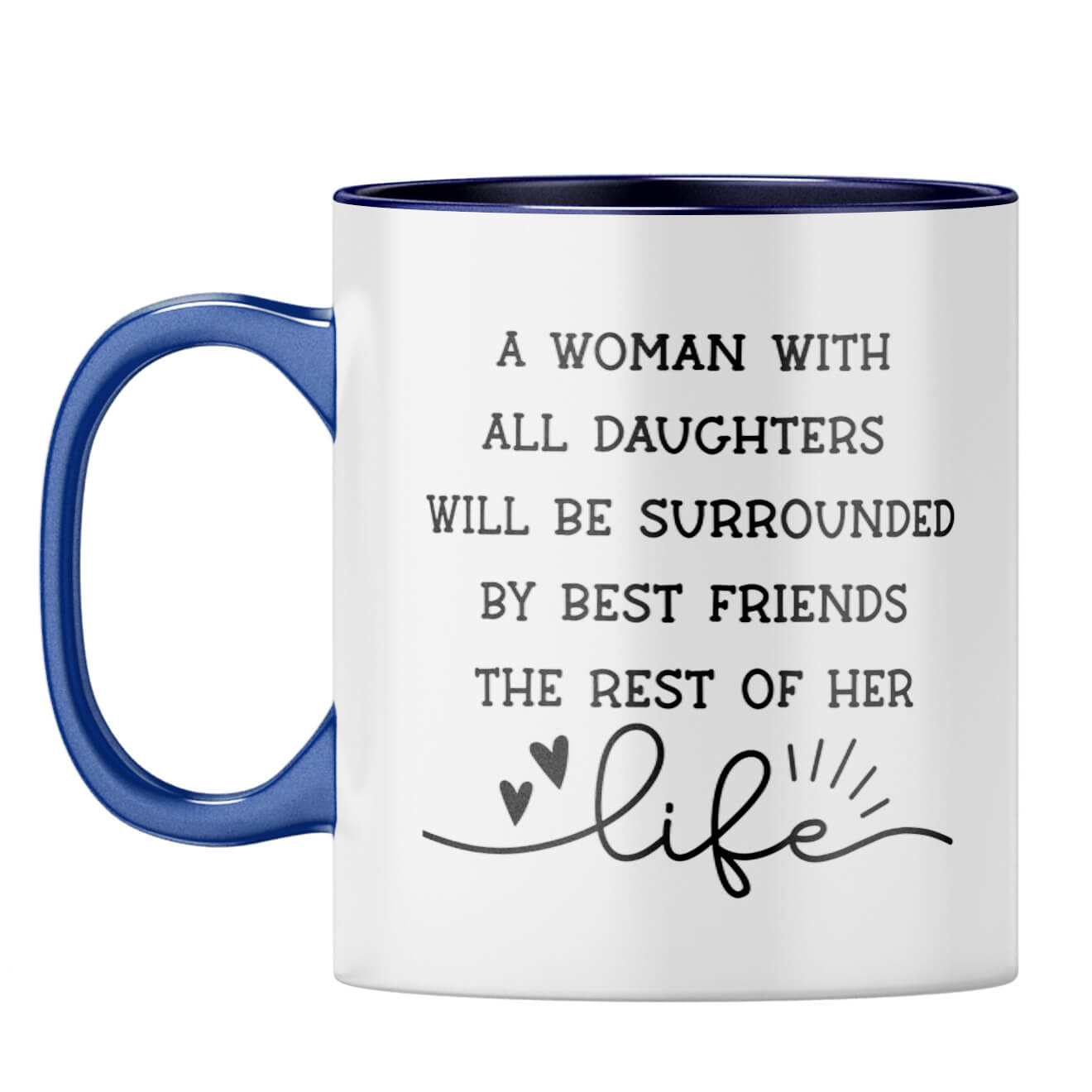 Gift For Mom Birthday Coffee Mug Dark Blue